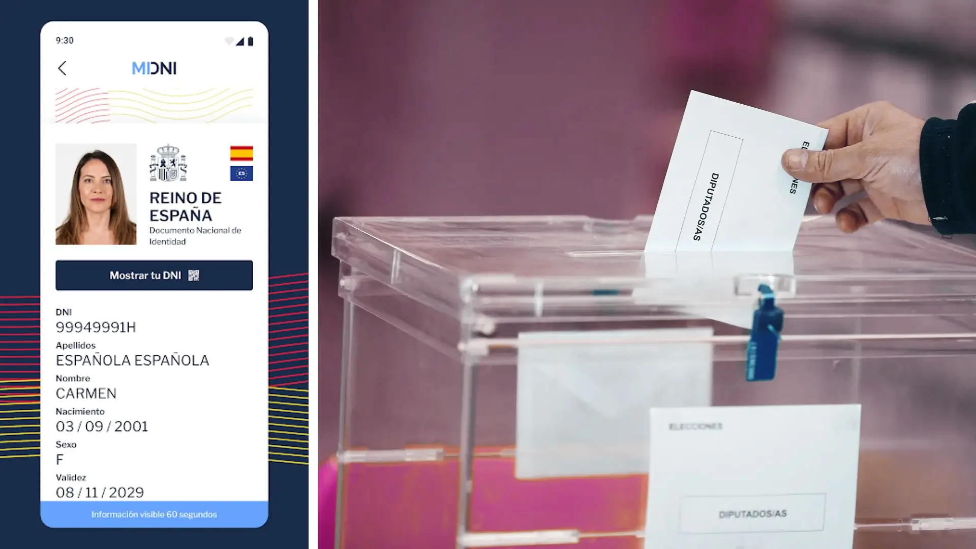 Adiós al carné físico: así podrás usar el DNI digital en las próximas elecciones