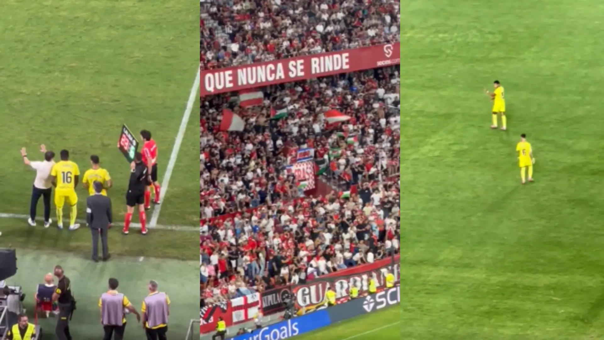 El hostil recibimiento de la afición del Sevilla a Manor Solomon, futbolista israelí del Villarreal: "¡Israel, asesina!"