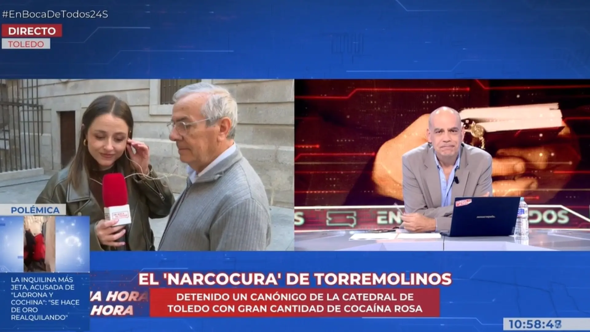 Un feligrés, sobre el cura de Toledo pillado con cocaína rosa: "No quiere decir que todos sean iguales"