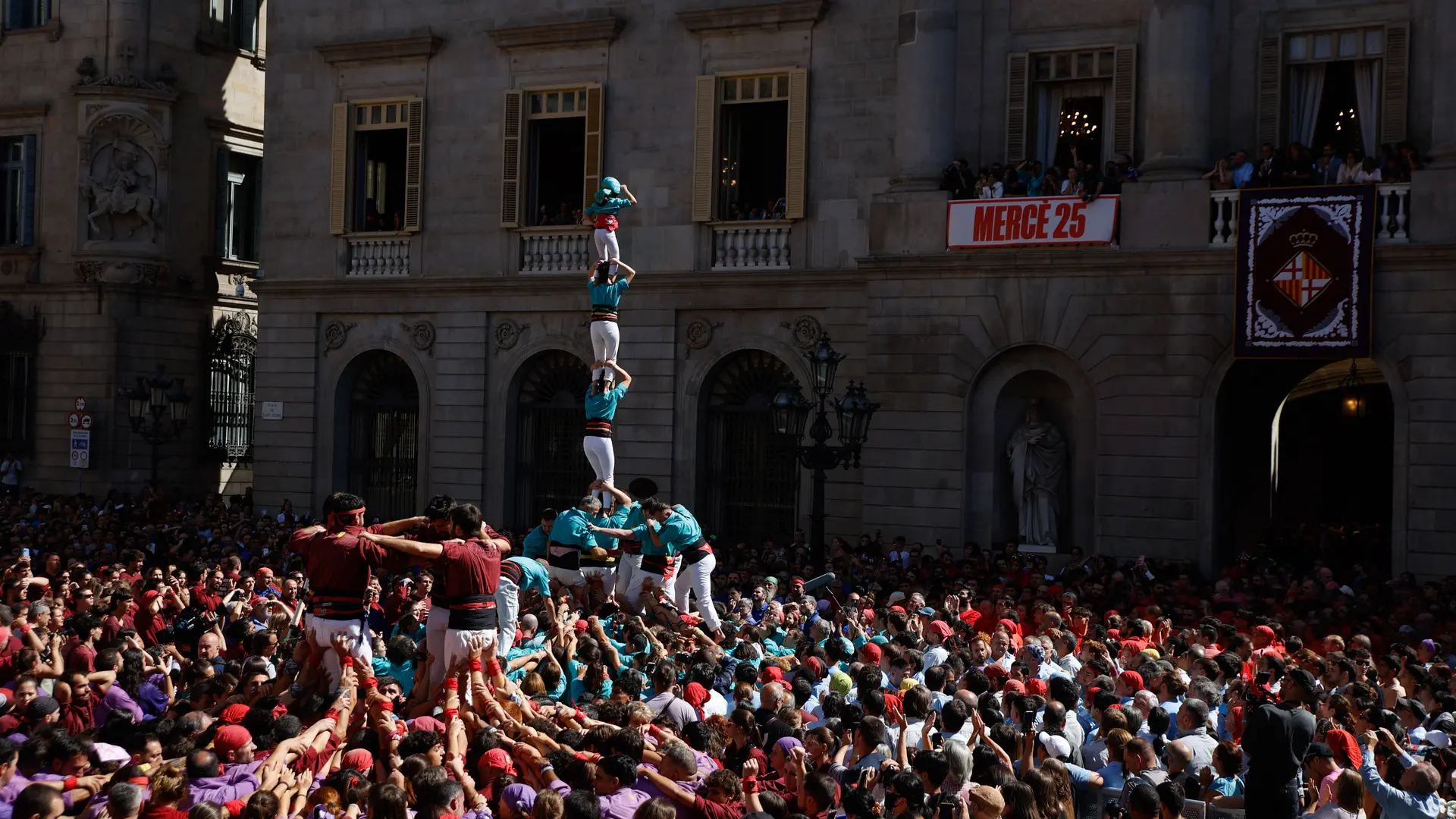Todas las fotos de la Mercè: trabucaires, gegants, capgrossos y Jornada Castellera