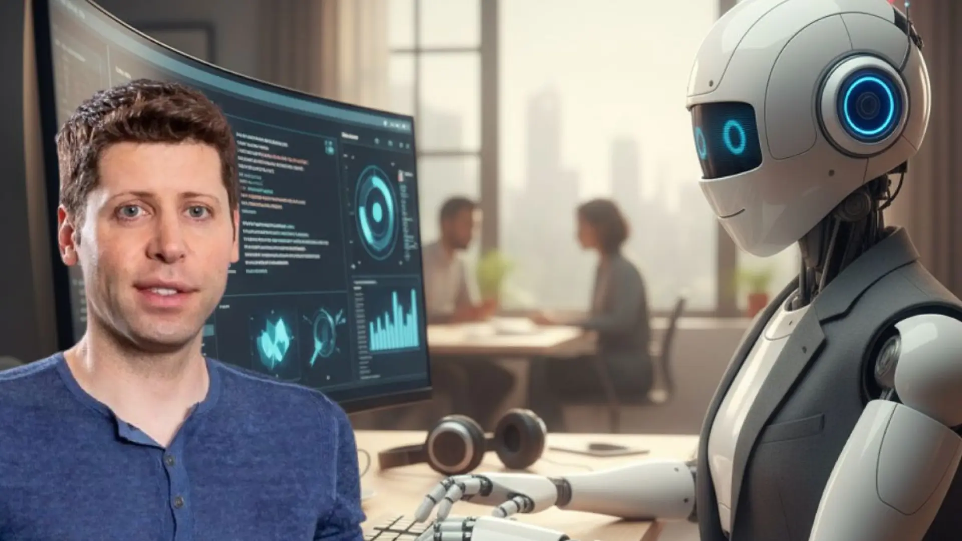 Sam Altman, CEO de OpenAI: "Estoy seguro que estas personas perderán su trabajo y una IA lo hará mejor"