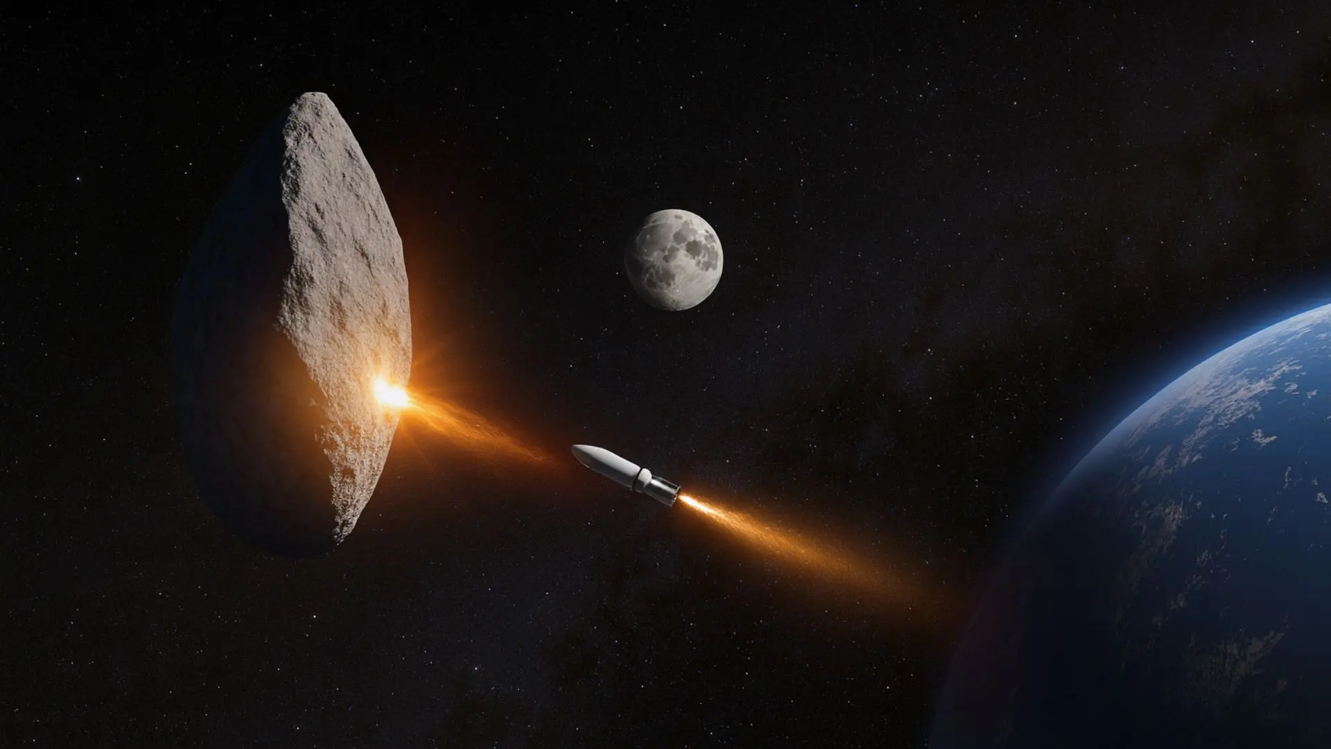Una bomba nuclear para frenar un asteroide: el plan que estudia la NASA si el 2024 YR4 se dirige a la Luna