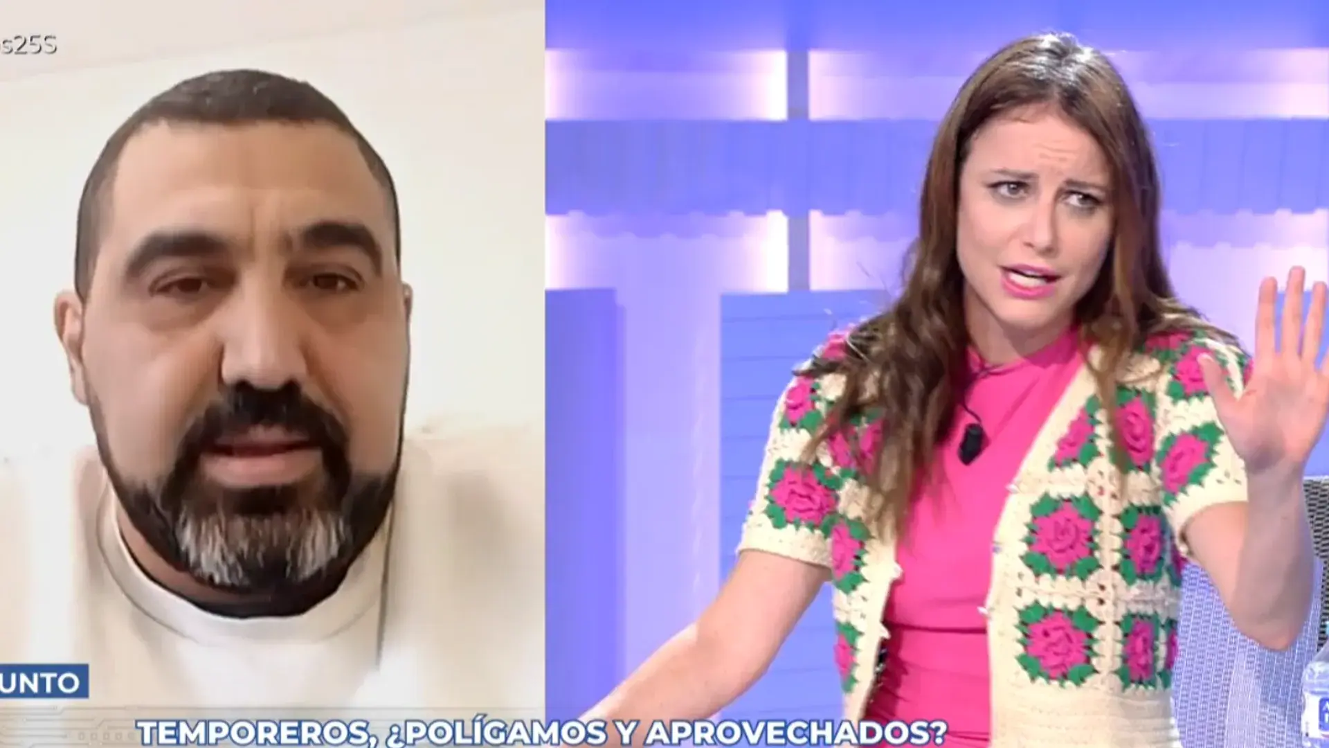 Tenso enfrentamiento en 'En boca de todos' entre Andrea Levy y un activista marroquí: "¡No me hable así, ¿qué se ha pensado?!"