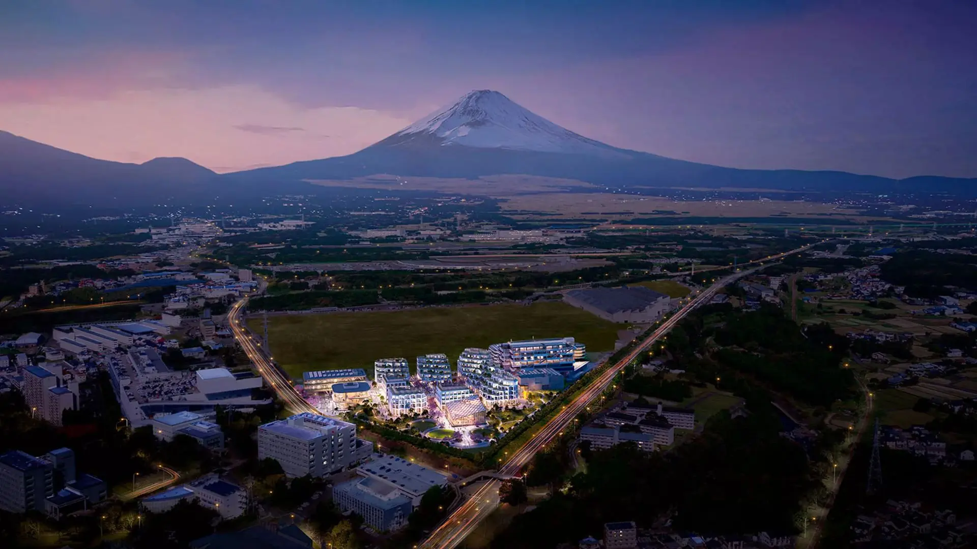 Se inaugura Woven City, la ciudad inteligente con coches autónomos y robots a los pies del monte Fuji