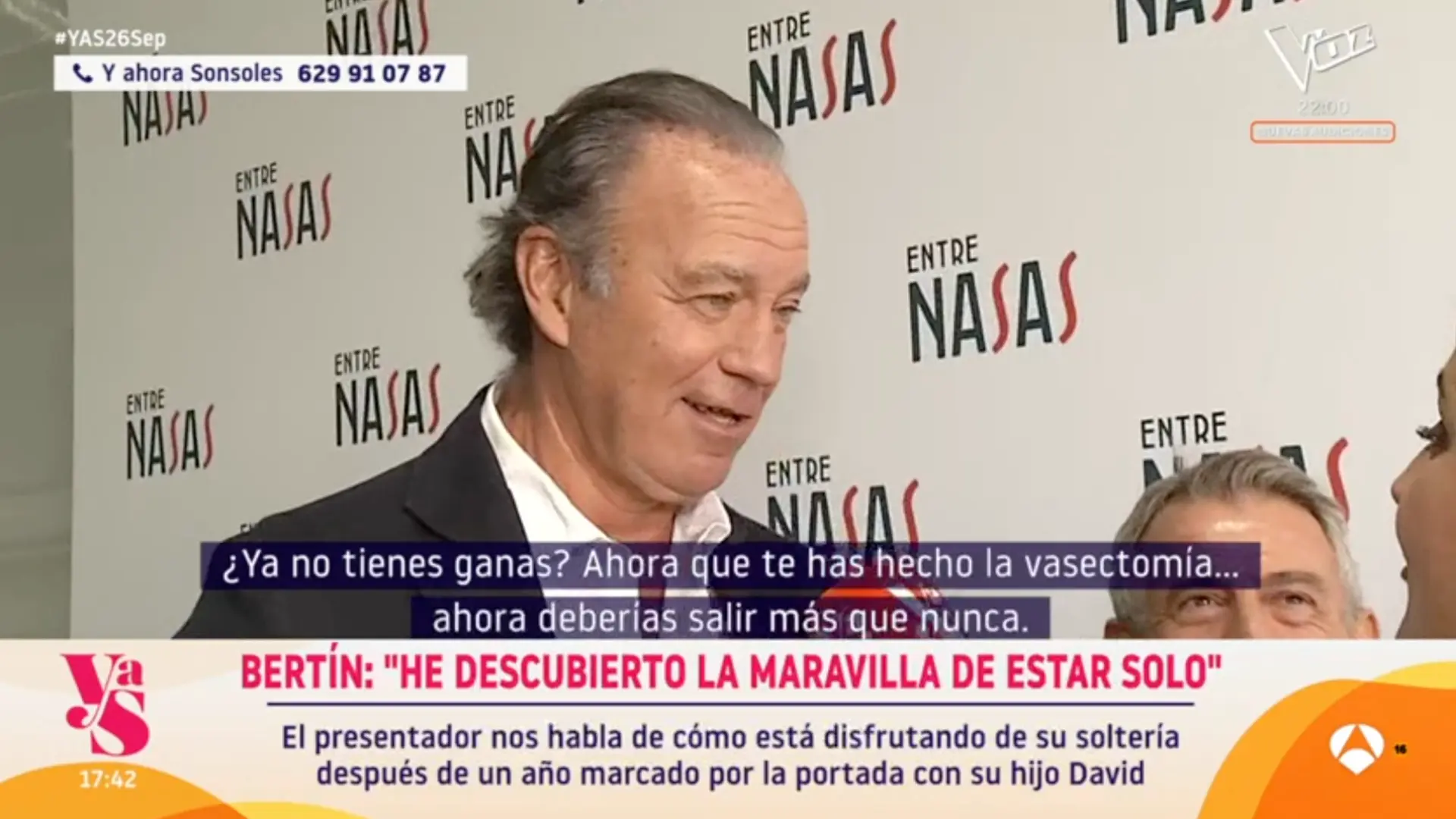 Bertín Osborne habla sobre sus sentimientos: "He descubierto la maravilla de estar solo"