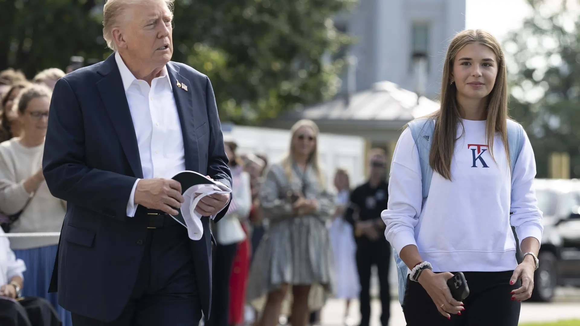 Quién es Kai, la nieta de Donald Trump que acompaña a su abuelo a ver la Ryder Cup y lo ve "como un héroe"