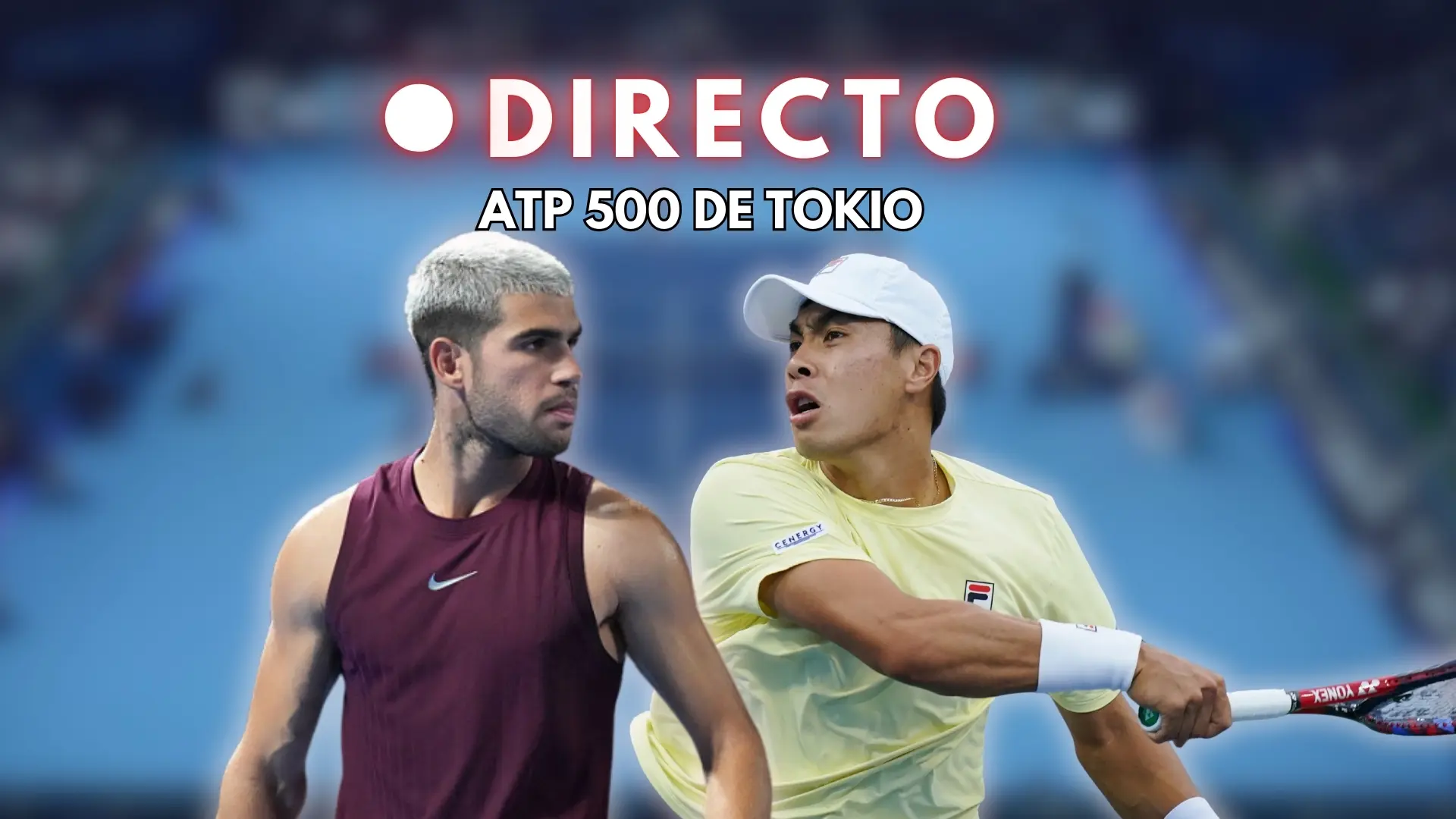 Carlos Alcaraz - Brandon Nakashima del ATP de Tokio, en directo: última hora y resultado de los cuartos de final