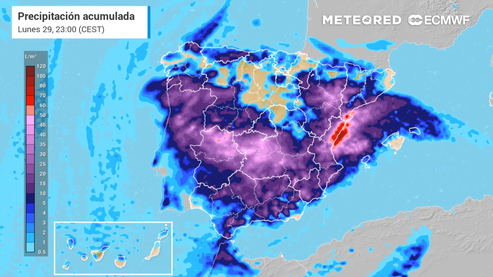 Los municipios de Comunidad Valenciana con mayor riesgo de inundación por lluvias, según el 112