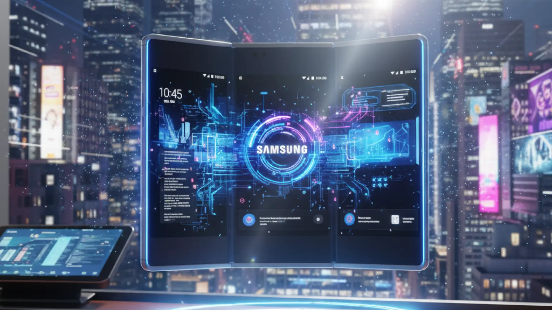 Una filtración del triple plegable de Samsung revela una sorprendente característica para las cámaras