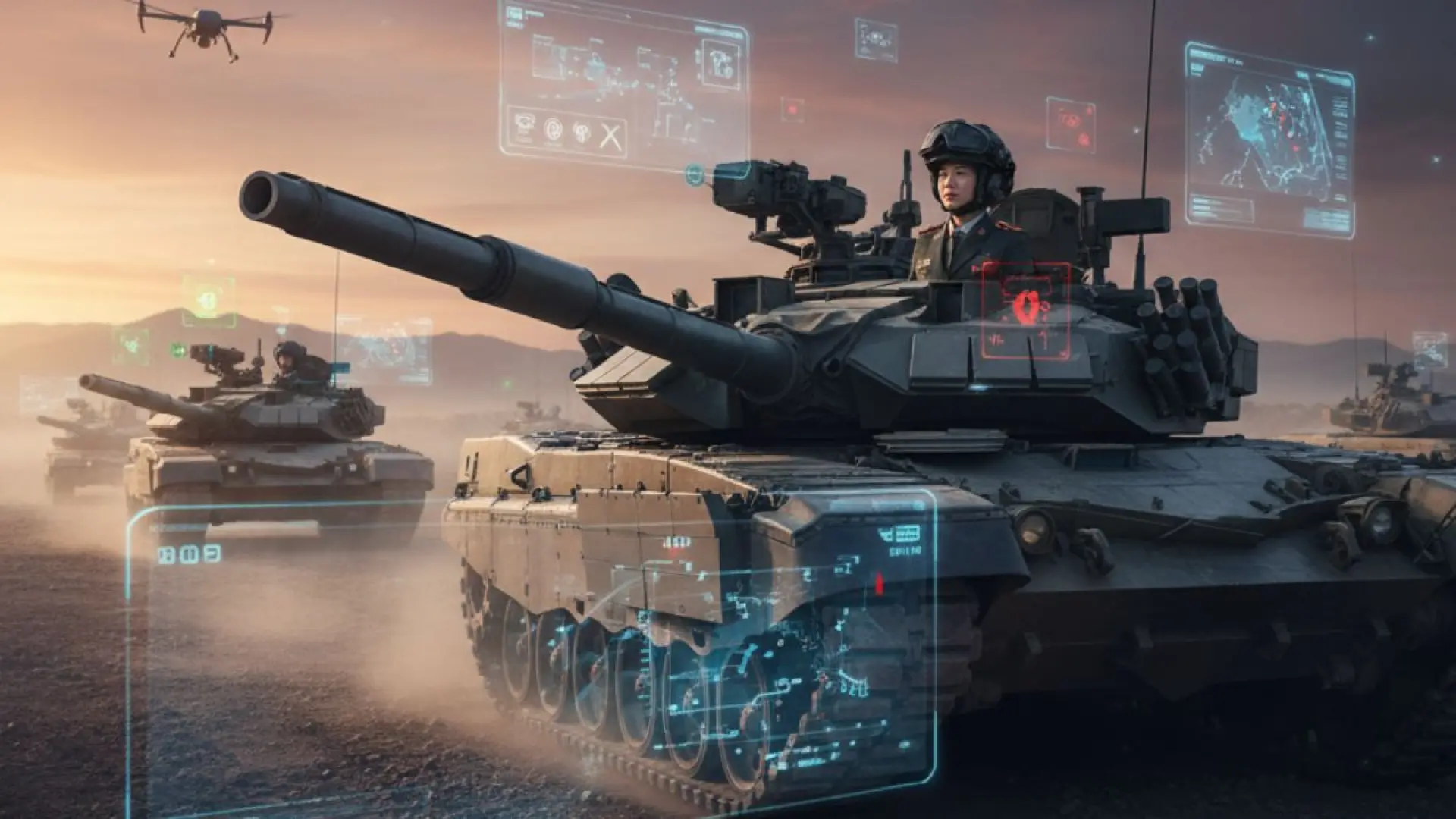 China revoluciona el ámbito militar al equipar a sus tanques con realidad aumentada