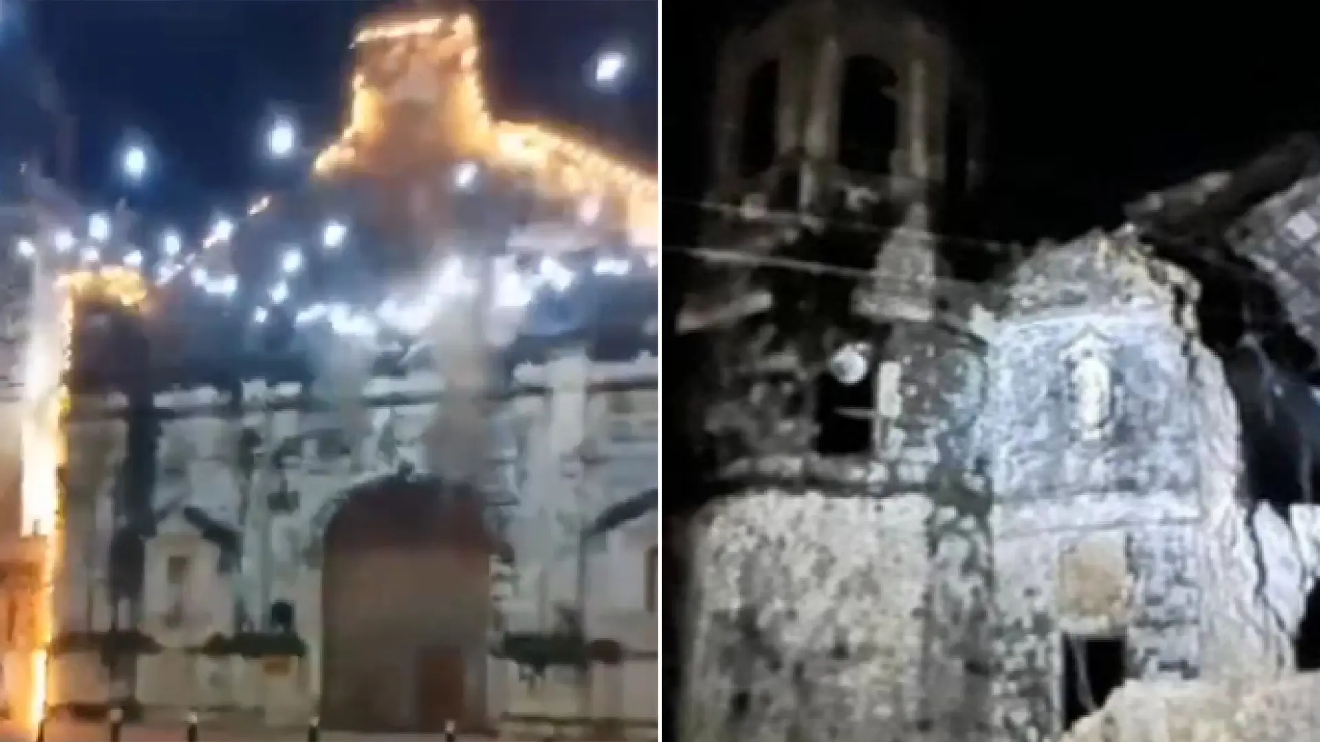 El impactante momento en el que el terremoto de Filipinas derriba parte de una iglesia y otros vídeos que muestran el caos