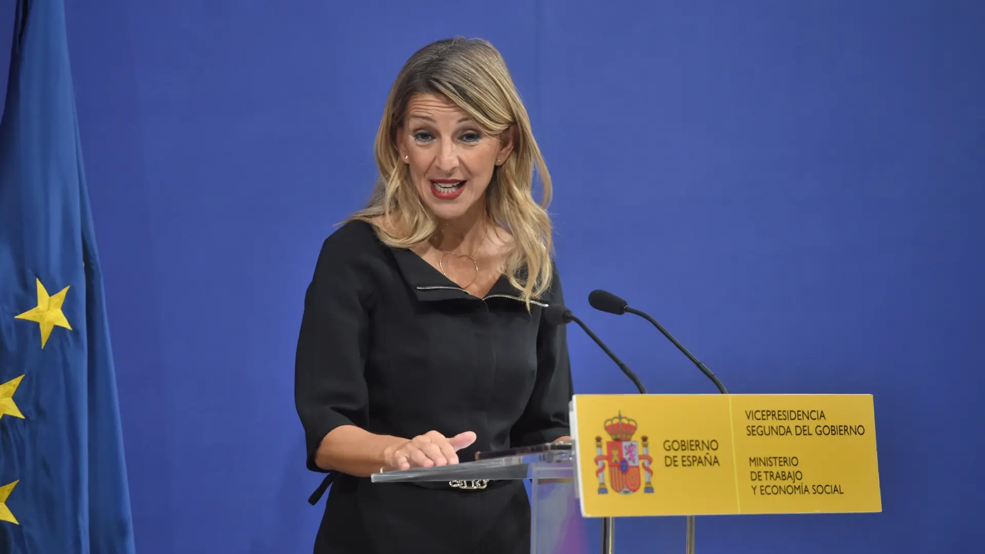 Yolanda Díaz perfila una subida del salario mínimo más alta si Hacienda obliga a que pague IRPF