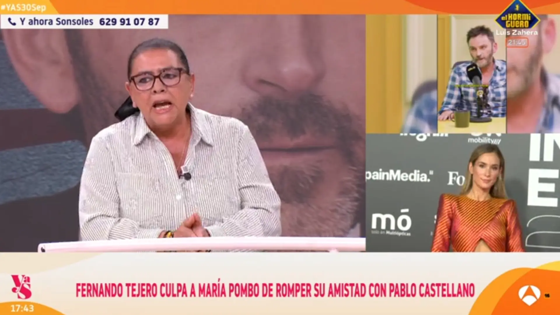 María del Monte estalla contra María Pombo tras su polémica con Fernando Tejero: "Todavía hay mucha mente cerrada"