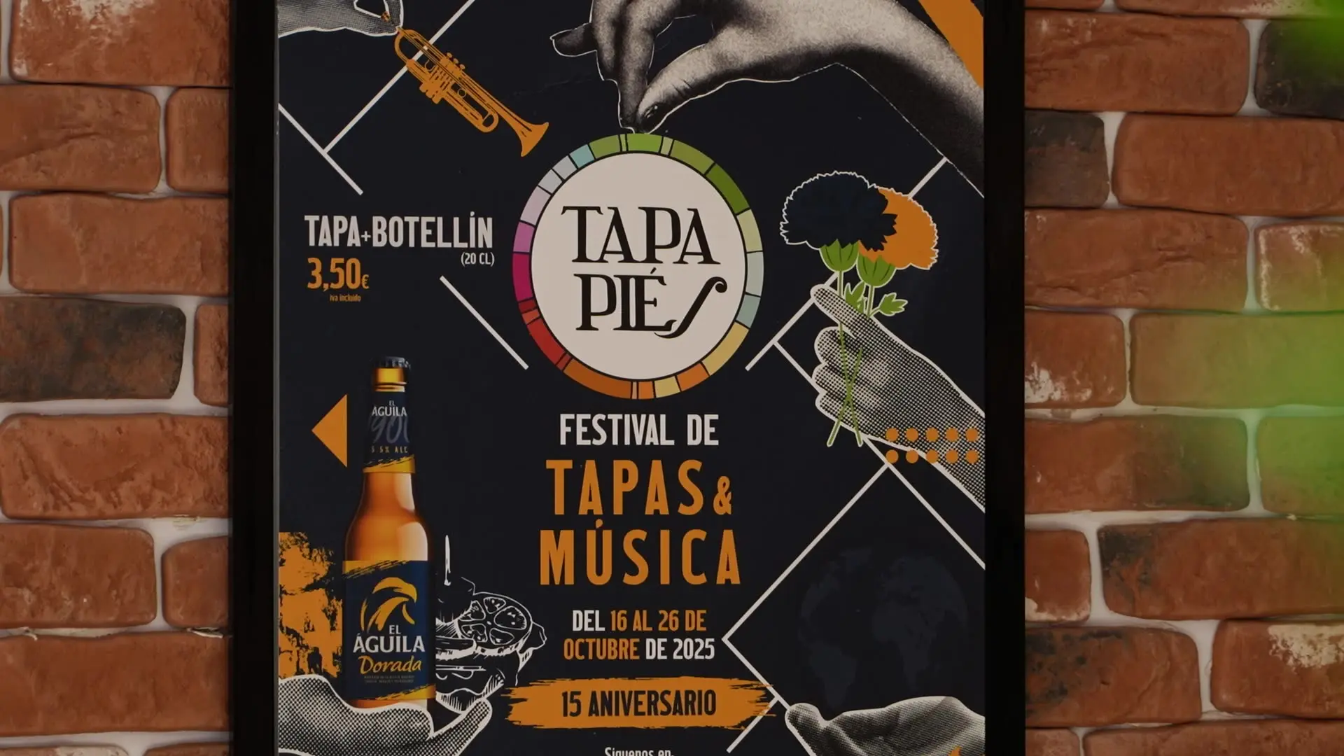La cerveza Águila vestirá las calles de Madrid durante el Tapapiés 2025 para acompañar a los madrileños durante su ruta gastronómica
