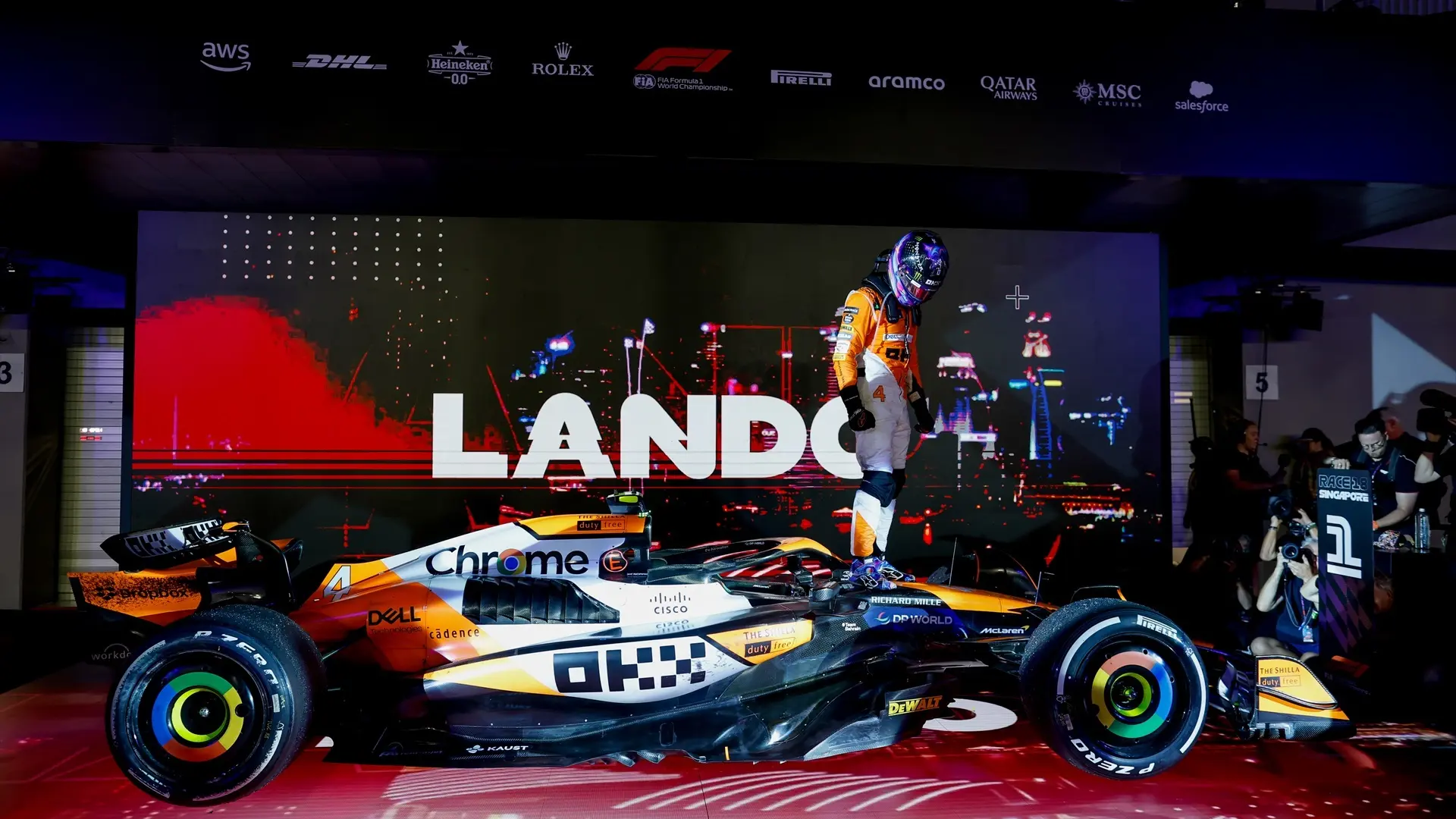 Batalla crítica por el Mundial en Marina Bay: Horario y dónde ver el GP de Singapur de F1 2025 por TV desde España