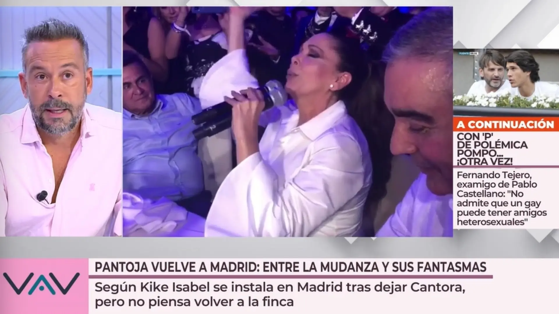 Isabel Pantoja irá "a un sitio intermedio" antes de llegar a República Dominicana, según Kike Calleja