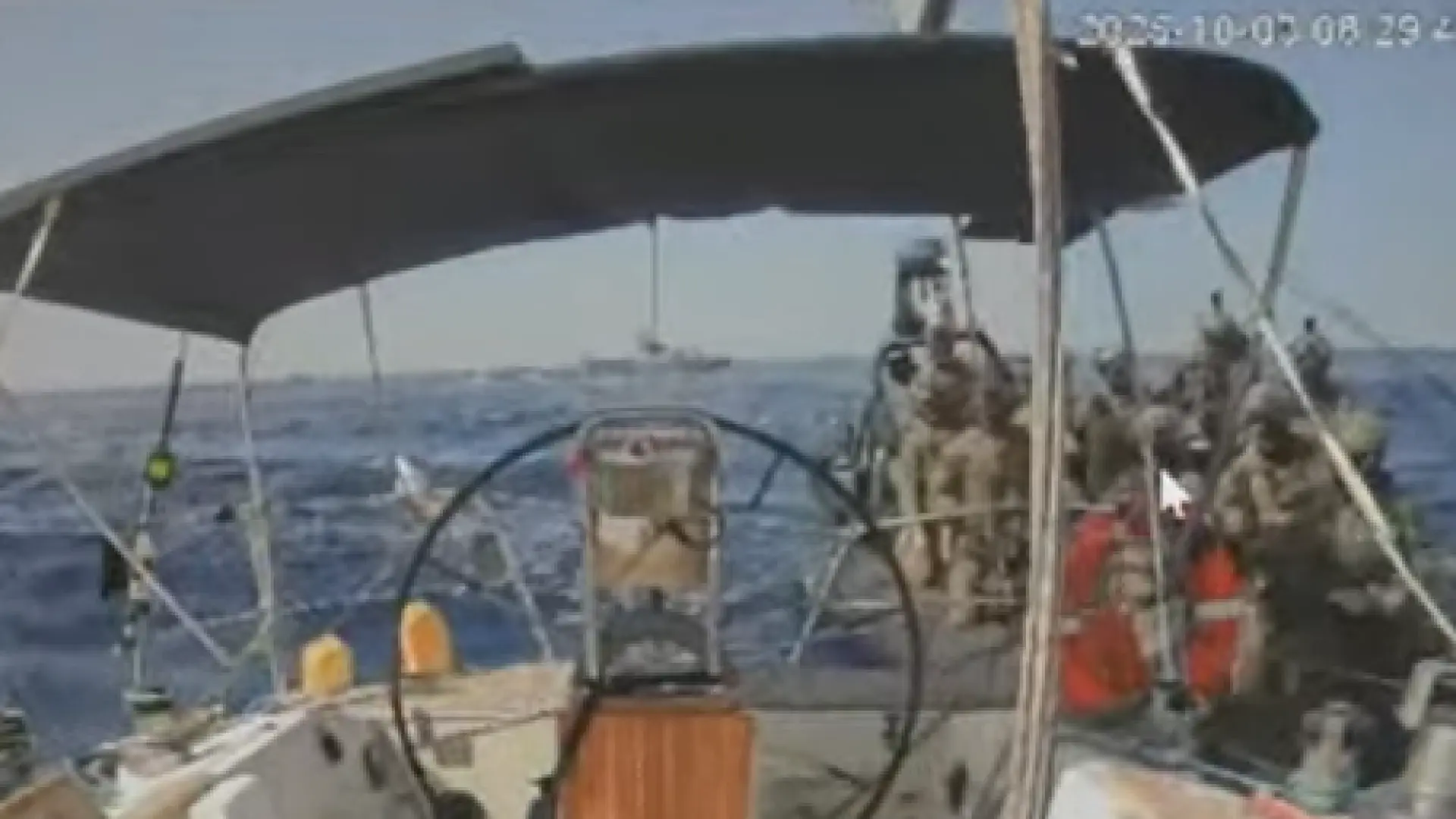 El Ejército israelí intercepta el Marinette, el último barco de la Flotilla a Gaza que seguía navegando