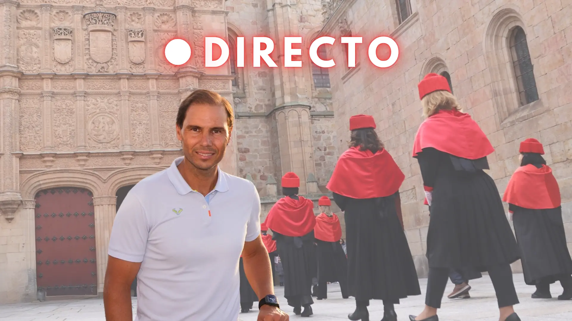 Rafa Nadal recibe el doctorado 'honoris causa' por la Universidad de Salamanca, en directo: última hora de la investidura