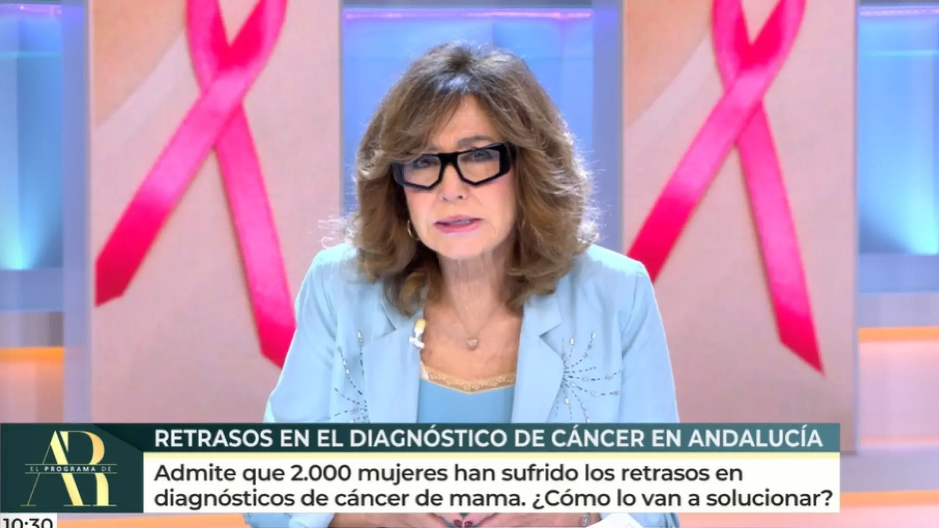 Ana Rosa Quintana, sobre el retraso en los diagnósticos de cáncer de mama en Andalucía: "Esta consejera tiene que dimitir"