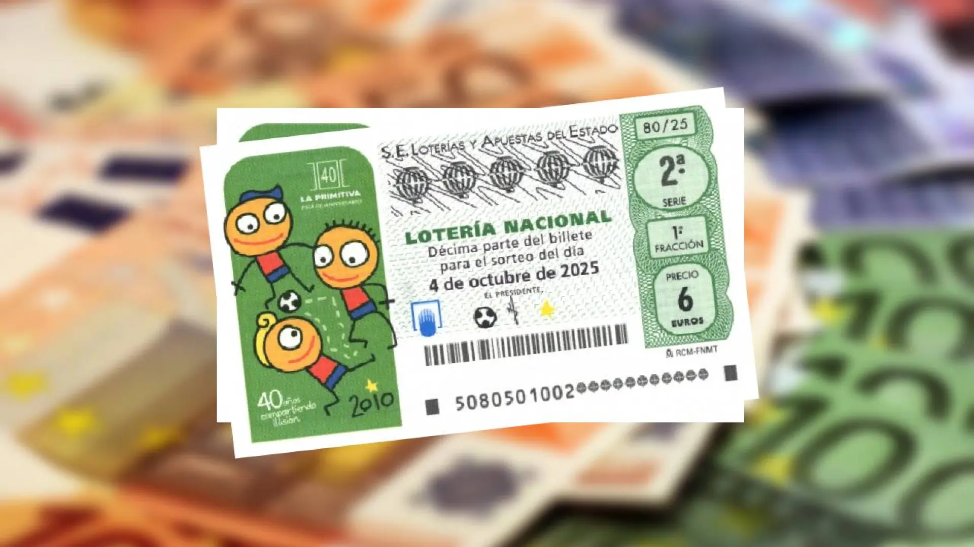 Sorteo de la Lotería Nacional del sábado 4 de octubre, en directo | Resultados y premios