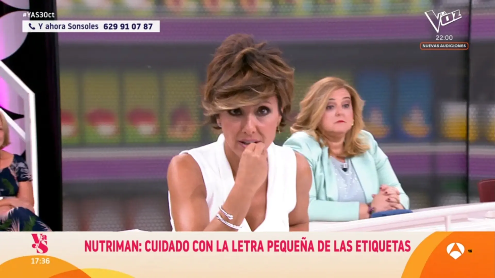 Sonsoles Ónega, sorprendida en directo al conocer la crítica que más repiten sus compañeros: "¡Qué fuerte!"