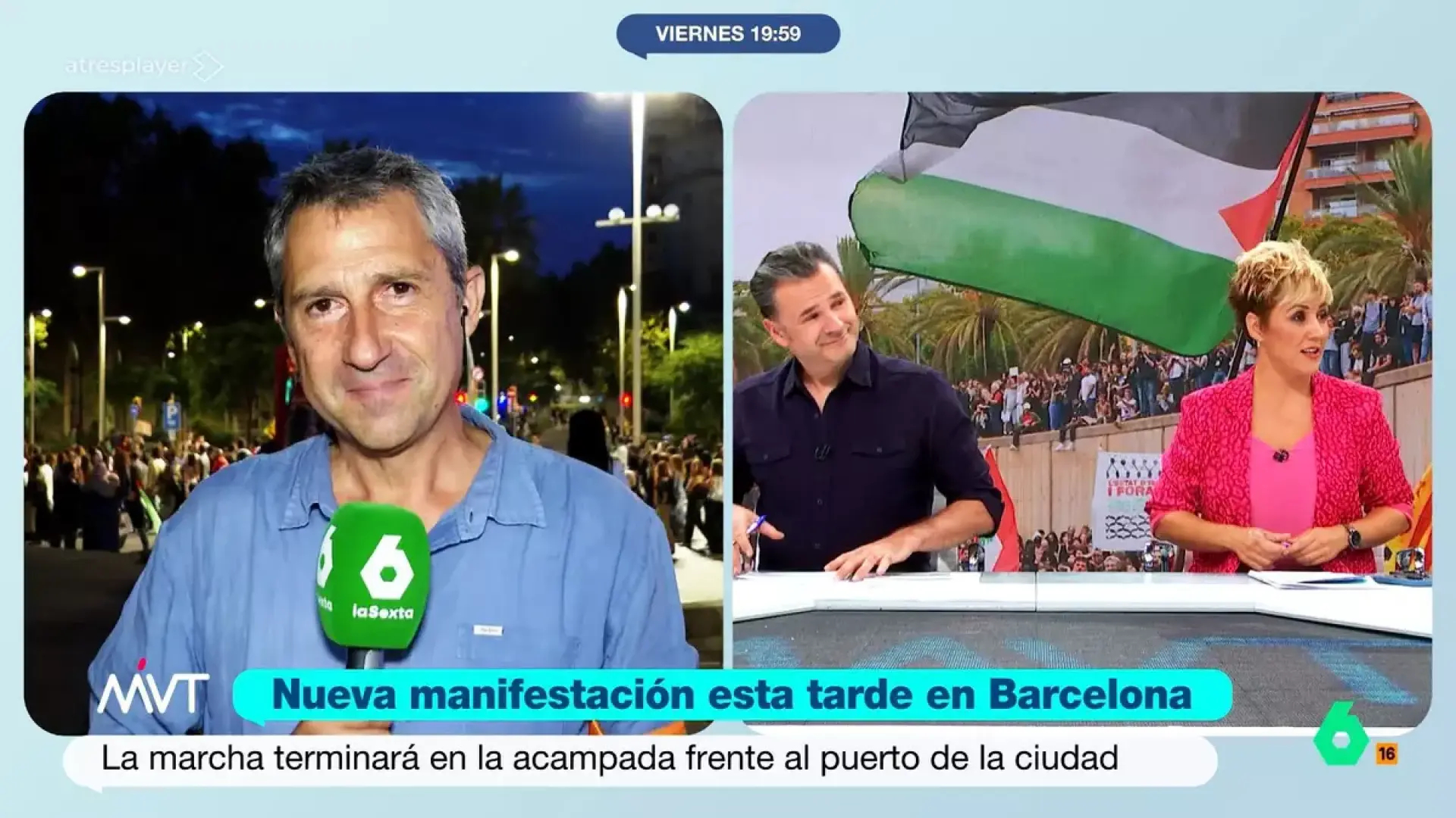 Iñaki López y Cristina Pardo se despiden de uno de los reporteros más veteranos de La Sexta