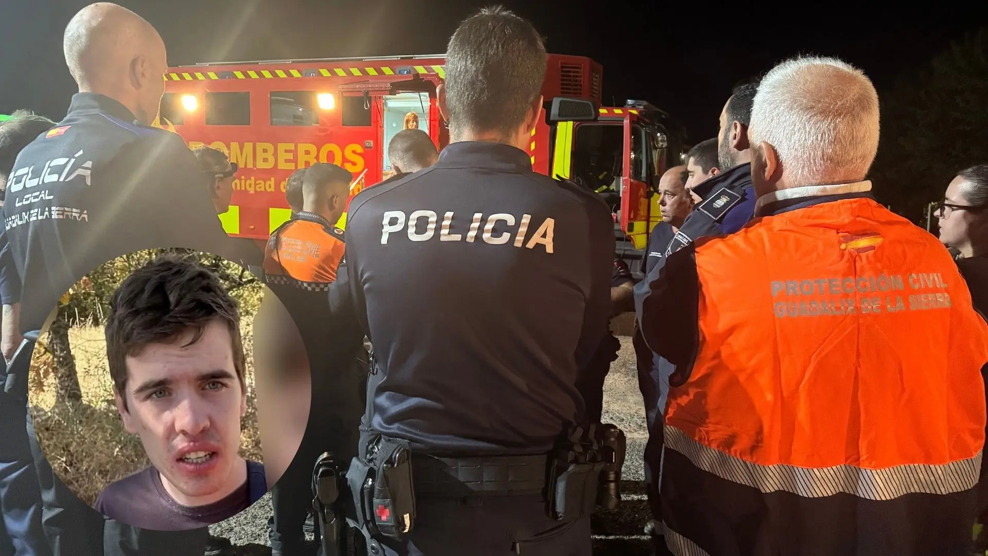 Buscan a un joven de 22 años con autismo desaparecido en Bustarviejo durante una excursión