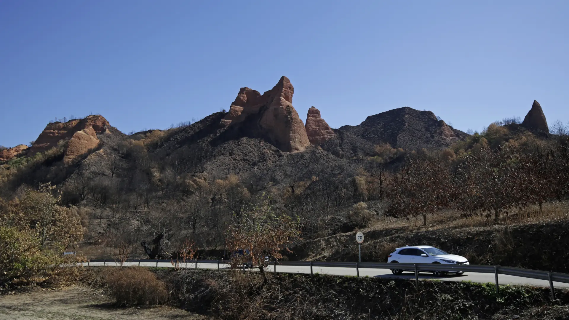 El entorno de Las Médulas busca reconstruirse tras "tocar fondo" por los incendios: "Hay que tener voluntad"