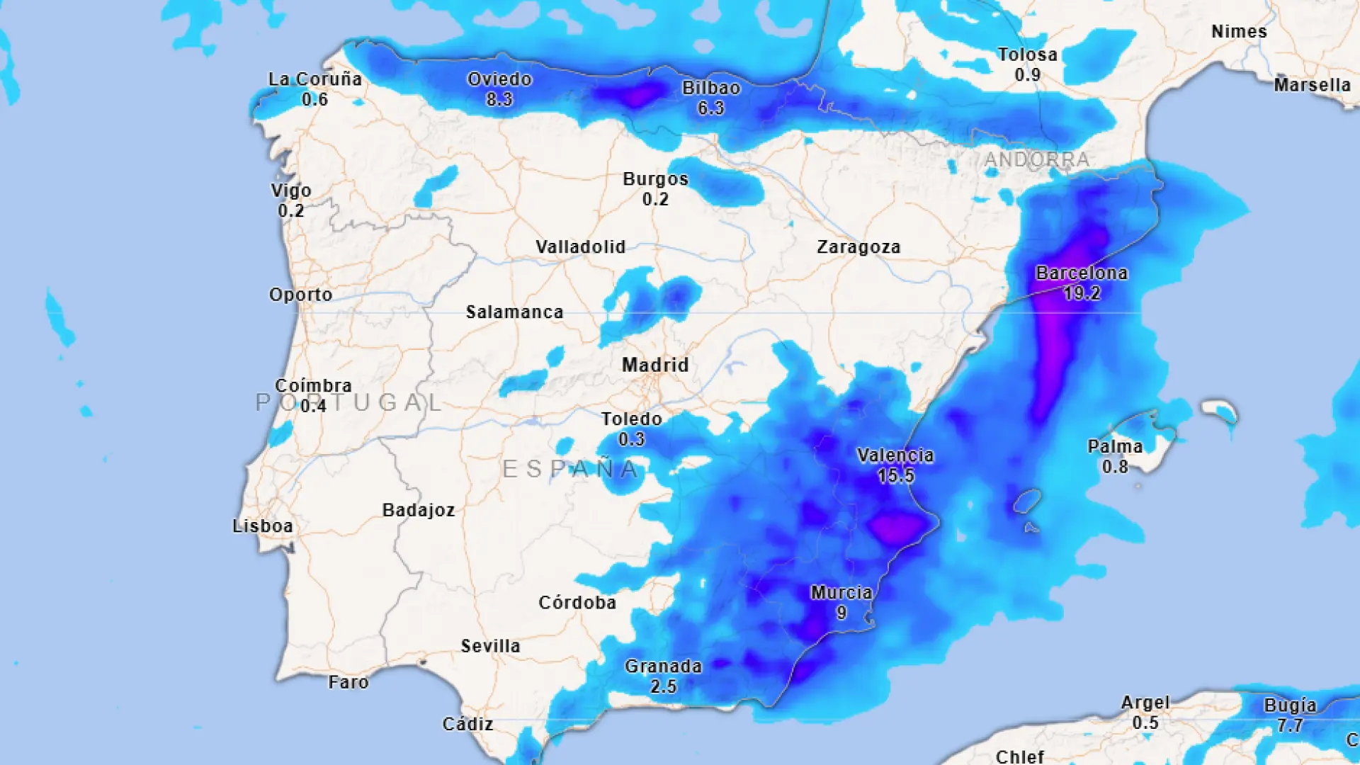 Llega una semana inestable con la amenaza de una nueva DANA en el Mediterráneo: estas son las zonas afectadas