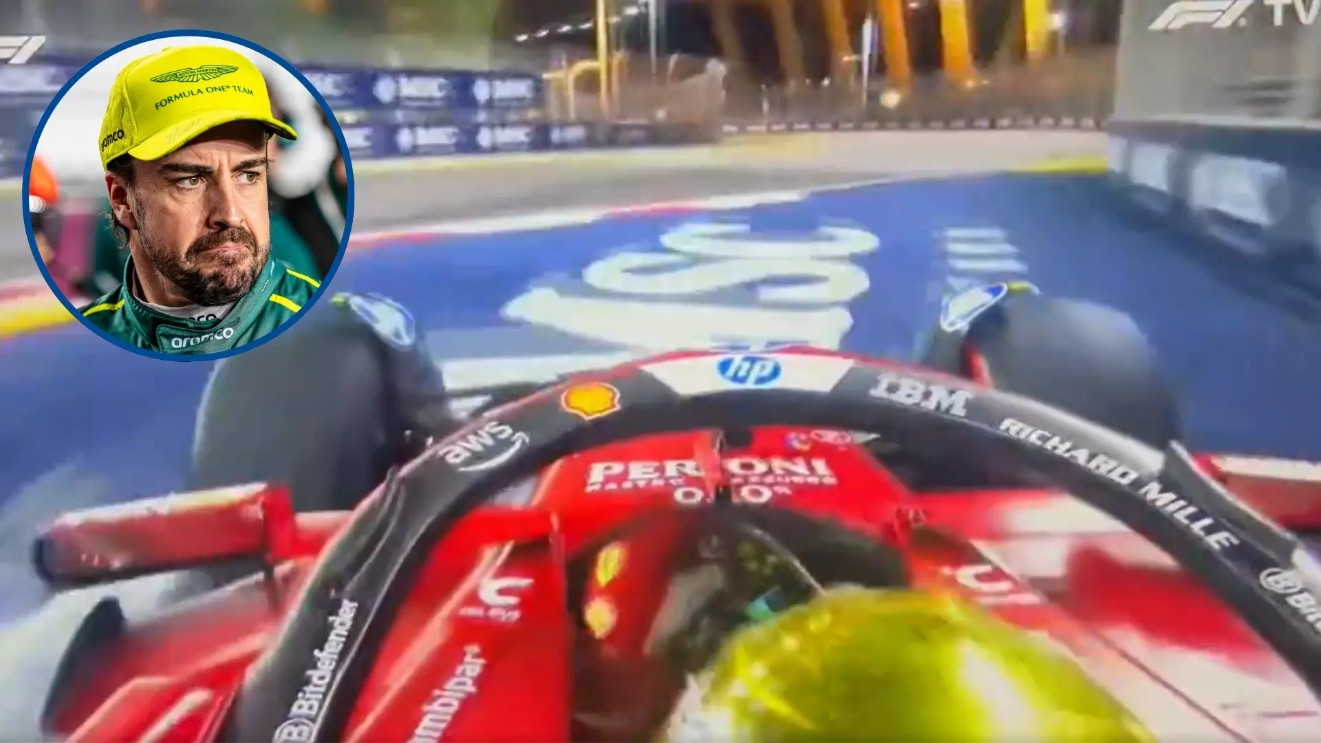 Fernando Alonso ataca a la FIA por su trato a Lewis Hamilton antes de su sanción: "Siempre tiene un poco de tolerancia"