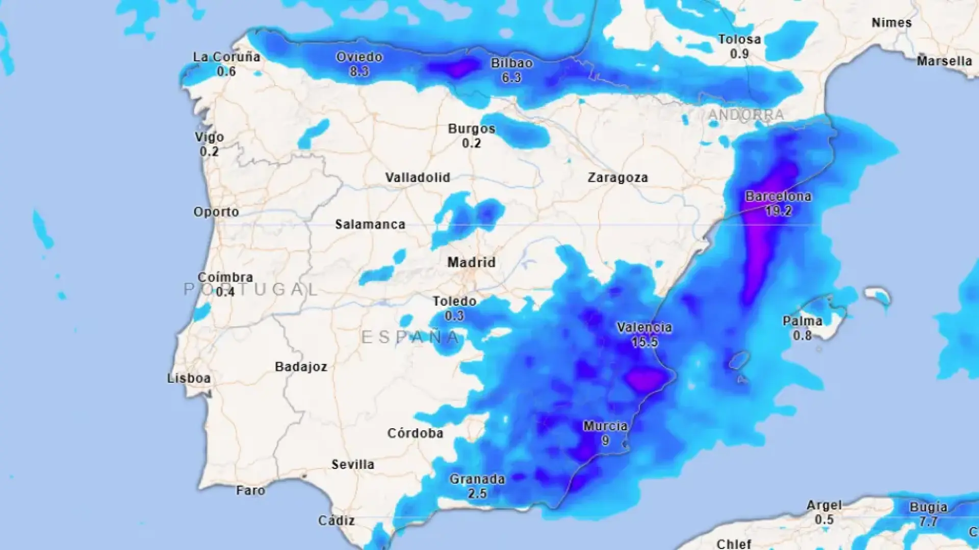 Llega una semana inestable con la amenaza de una nueva DANA en el Mediterráneo: estas son las zonas afectadas