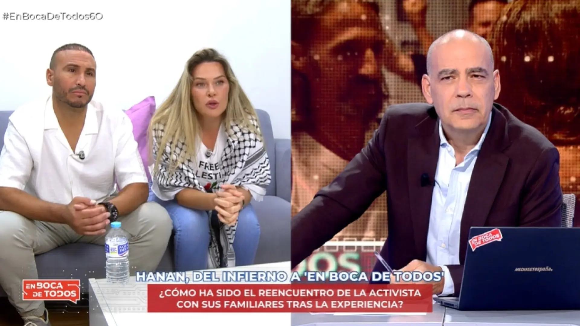Hanan Alcalde, una de las activistas de la Flotilla, tras su regreso de Gaza: "Se me hizo un mundo, se me pasó la vida por la cabeza"