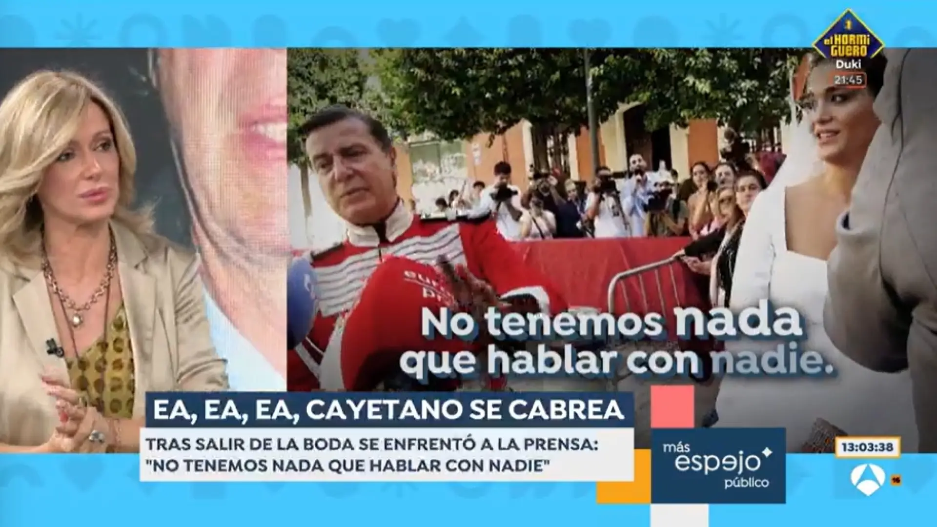 Susanna Griso explica la causa de la reacción de Cayetano Martínez de Irujo con la prensa: "Es un momento de mucha tensión para él"
