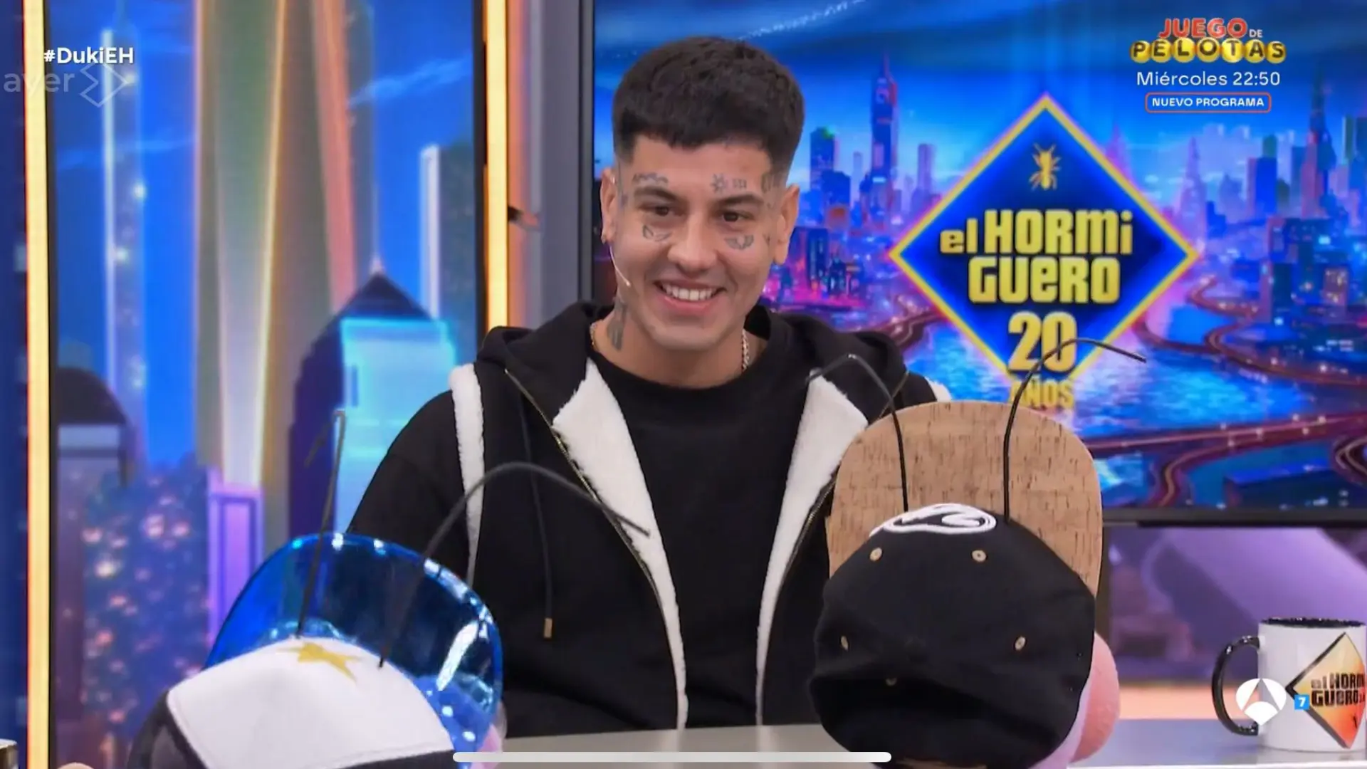 Duki se sincera en 'El Hormiguero' sobre sus episodios de ansiedad y adicciones: "He probado bastantes drogas"