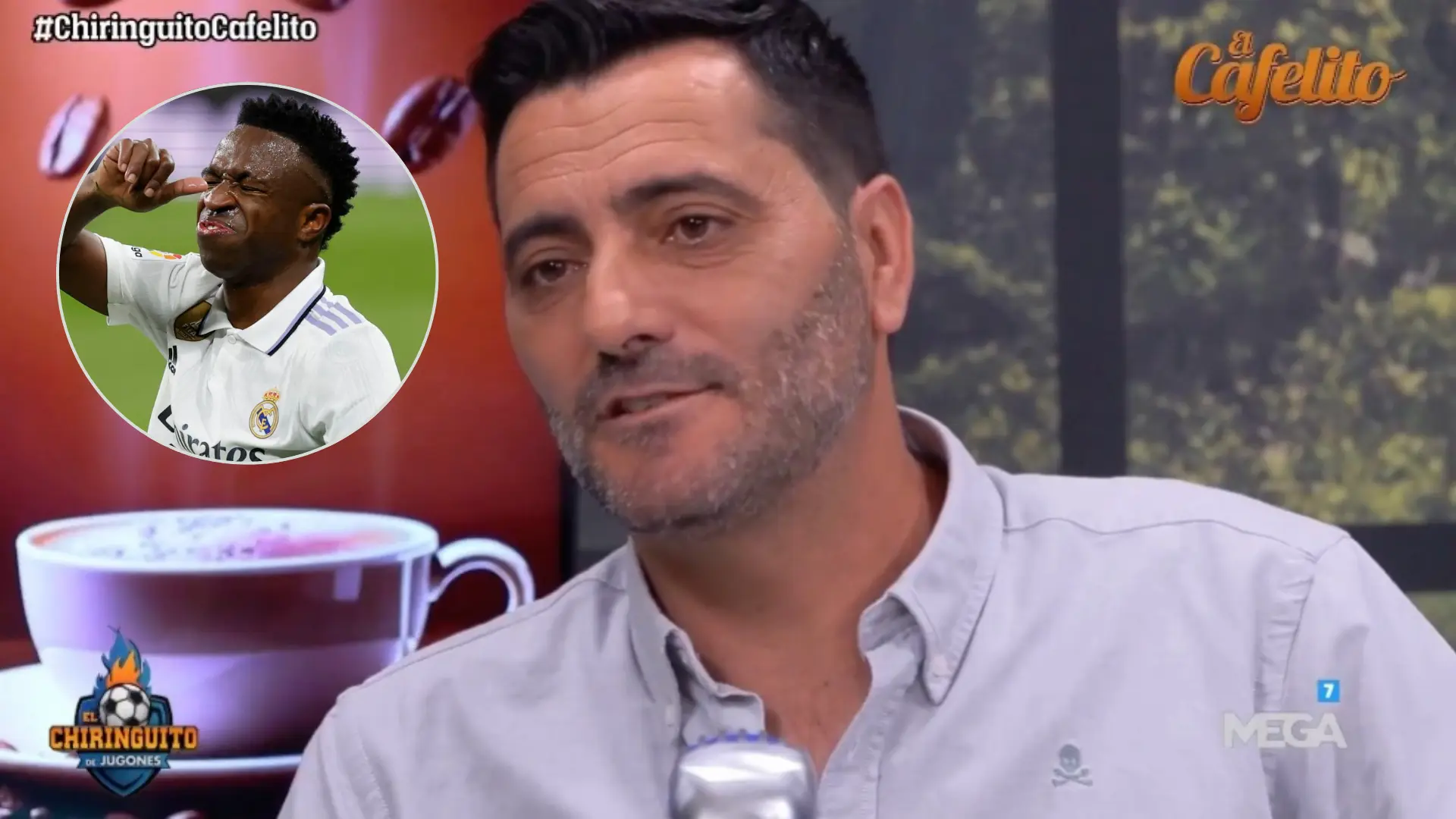 Dani Güiza critica con muchísima dureza a Vinícius junto a Josep Pedrerol: "Lo echaría, mancha el escudo del Real Madrid"