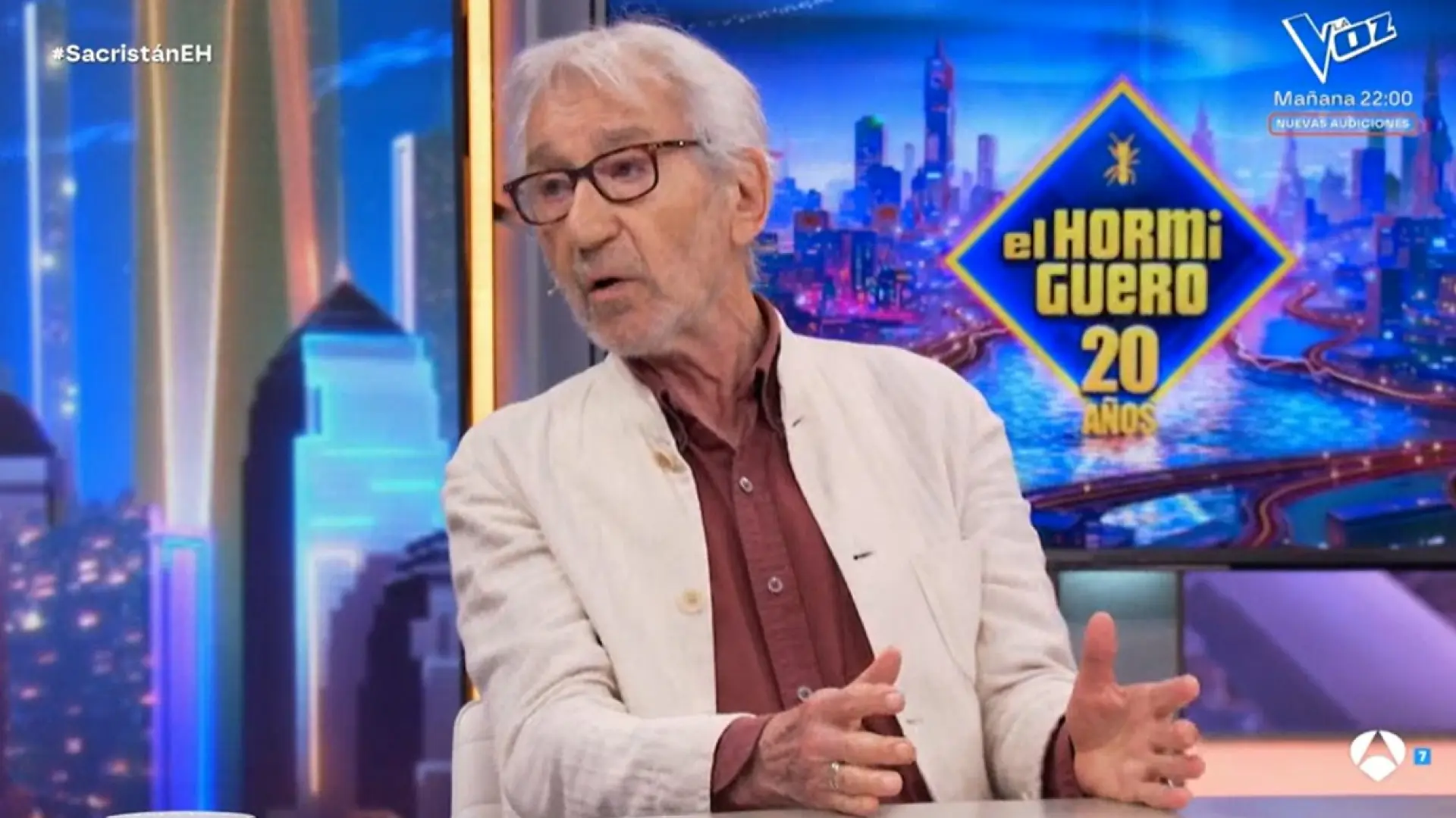 José Sacristán cuenta en 'El Hormiguero' cómo se toma la vida a sus 88 años: "Tengo muy claro el estar pendiente de dónde vengo"