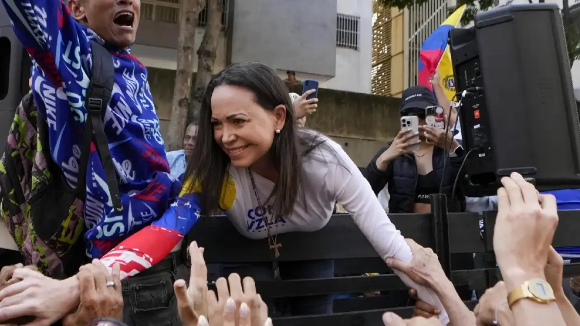 María Corina Machado, Premio Nobel de la Paz 2025 por su "incansable labor por los derechos democráticos de Venezuela"