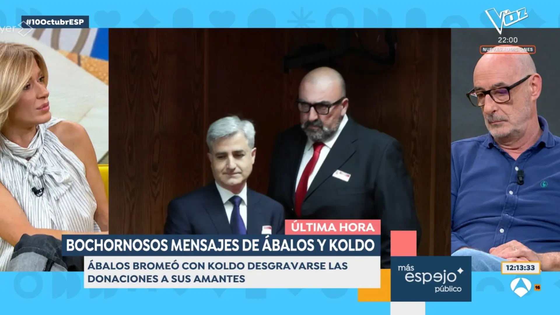 Susanna Griso, tras escuchar los últimos audios de José Luis Ábalos: "¡Es una vergüenza que siga representando al pueblo!"