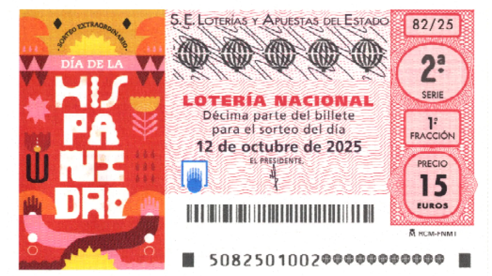 Comprobar número premiado del Sorteo Extraordinario del Día de la Hispanidad