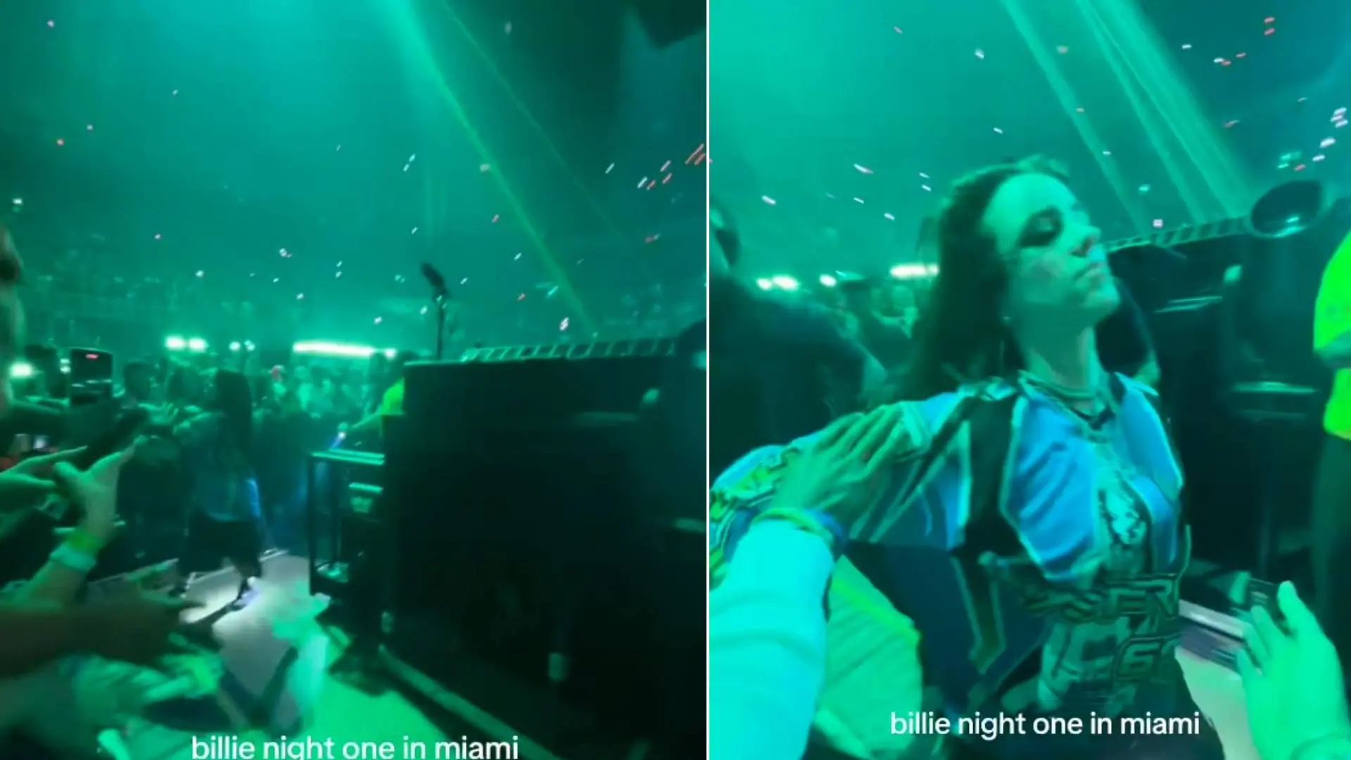 Billie Eilish sufre una agresión por parte de un fan durante su concierto en Miami