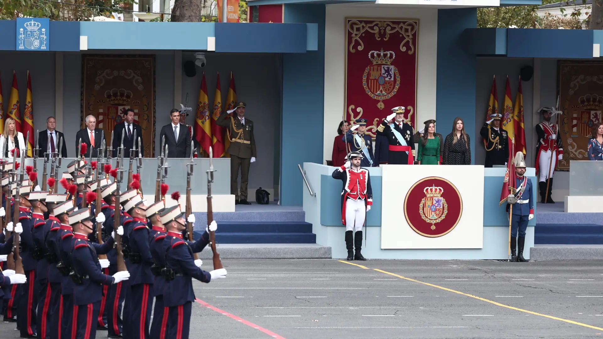 Las grandes ausencias del desfile del 12 de octubre: cinco ministros y seis presidentes autonómicos
