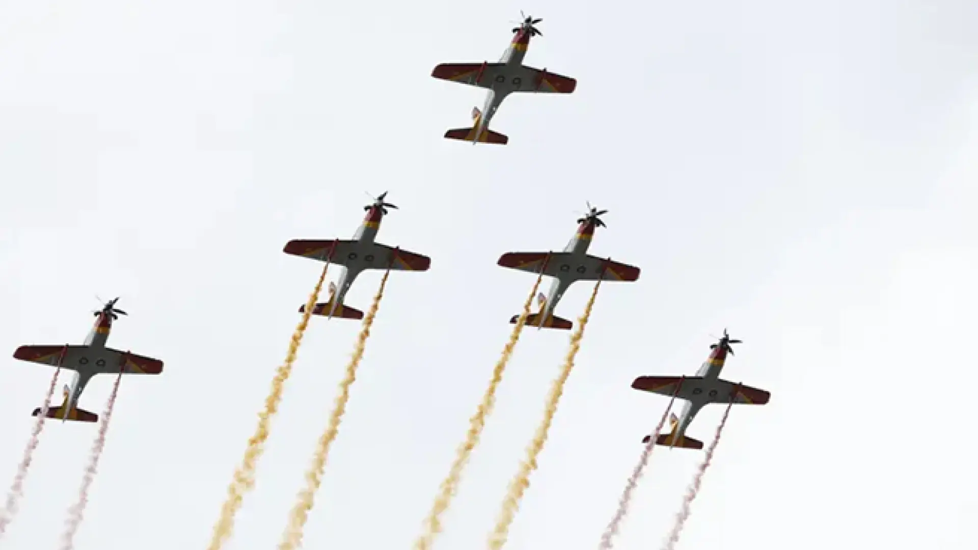 El desfile aéreo del 12 de Octubre se reduce a última hora por "mala visibilidad"