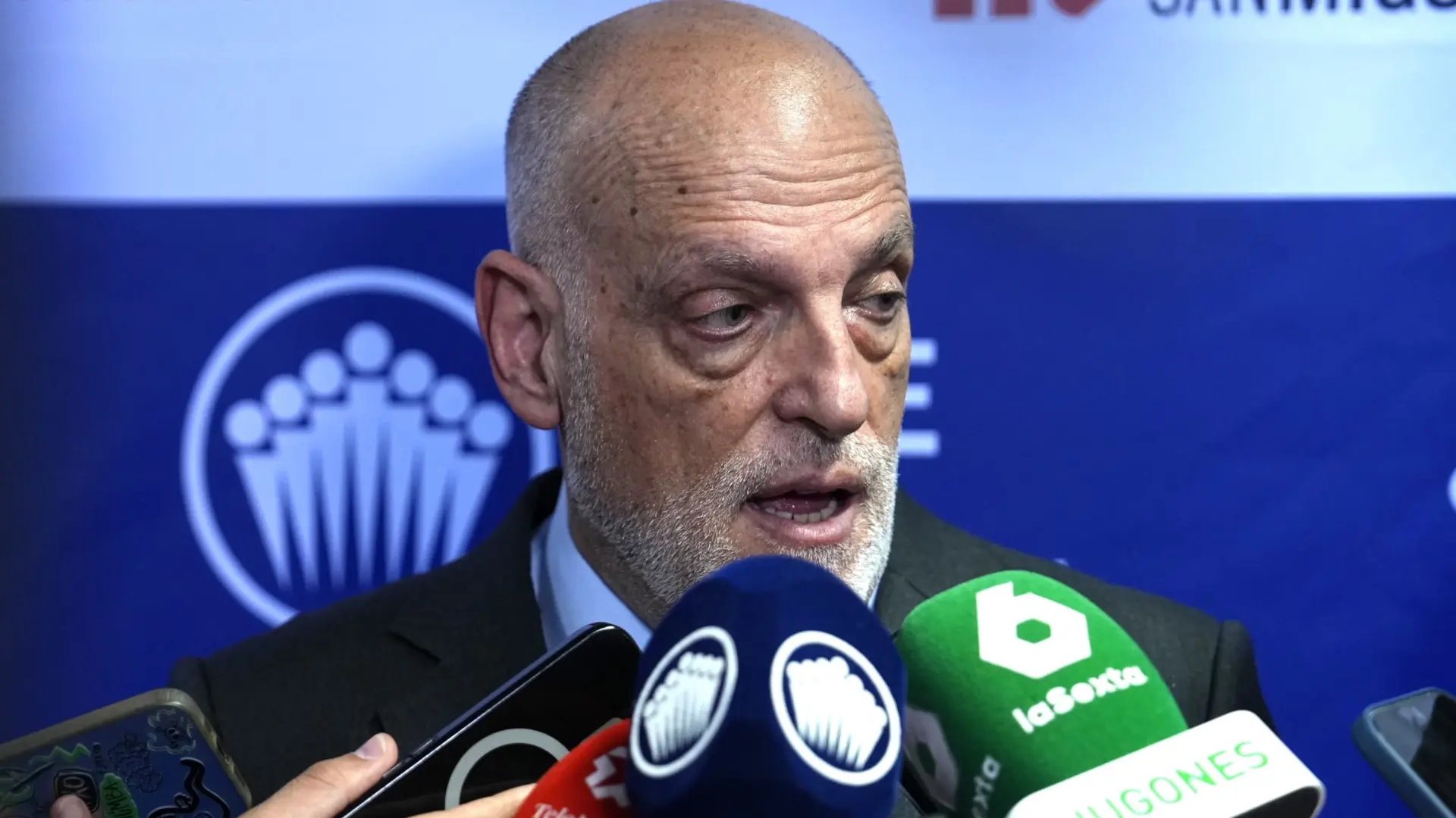 Javier Tebas, sobre el CSD y el Villarreal - Miami: "No hay competencia del Gobierno para impedir el partido"