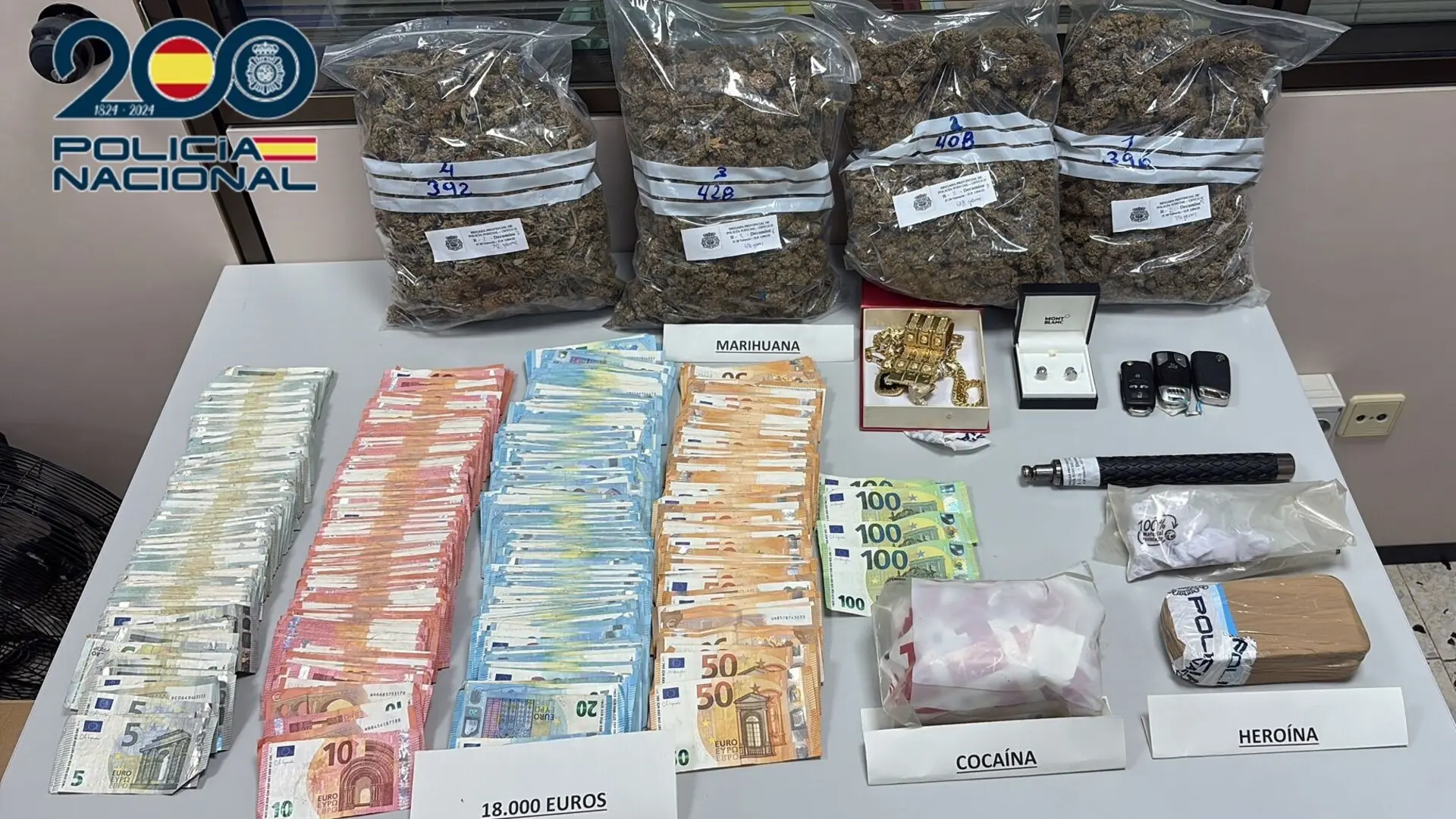 Detenidas 12 personas por distribuir heroína en Valencia