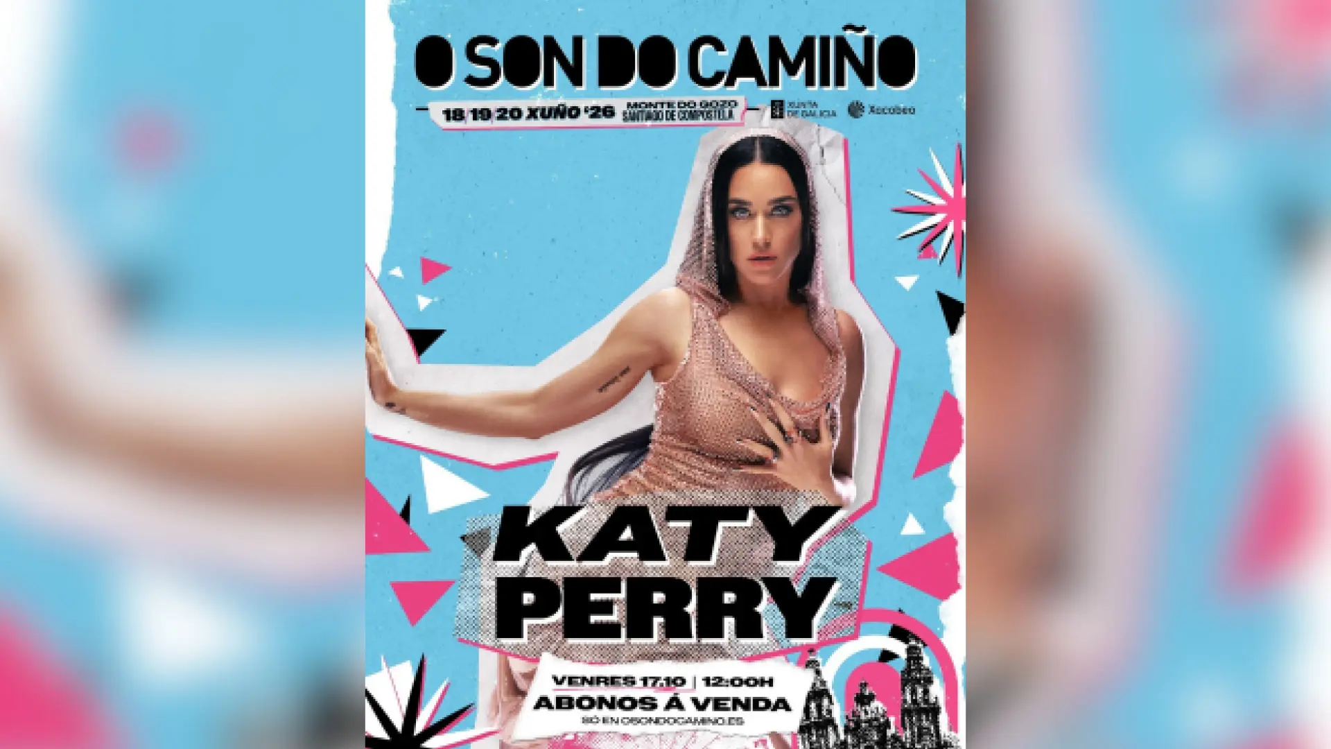 Katy Perry, primera confirmación de O Son do Camiño 2026