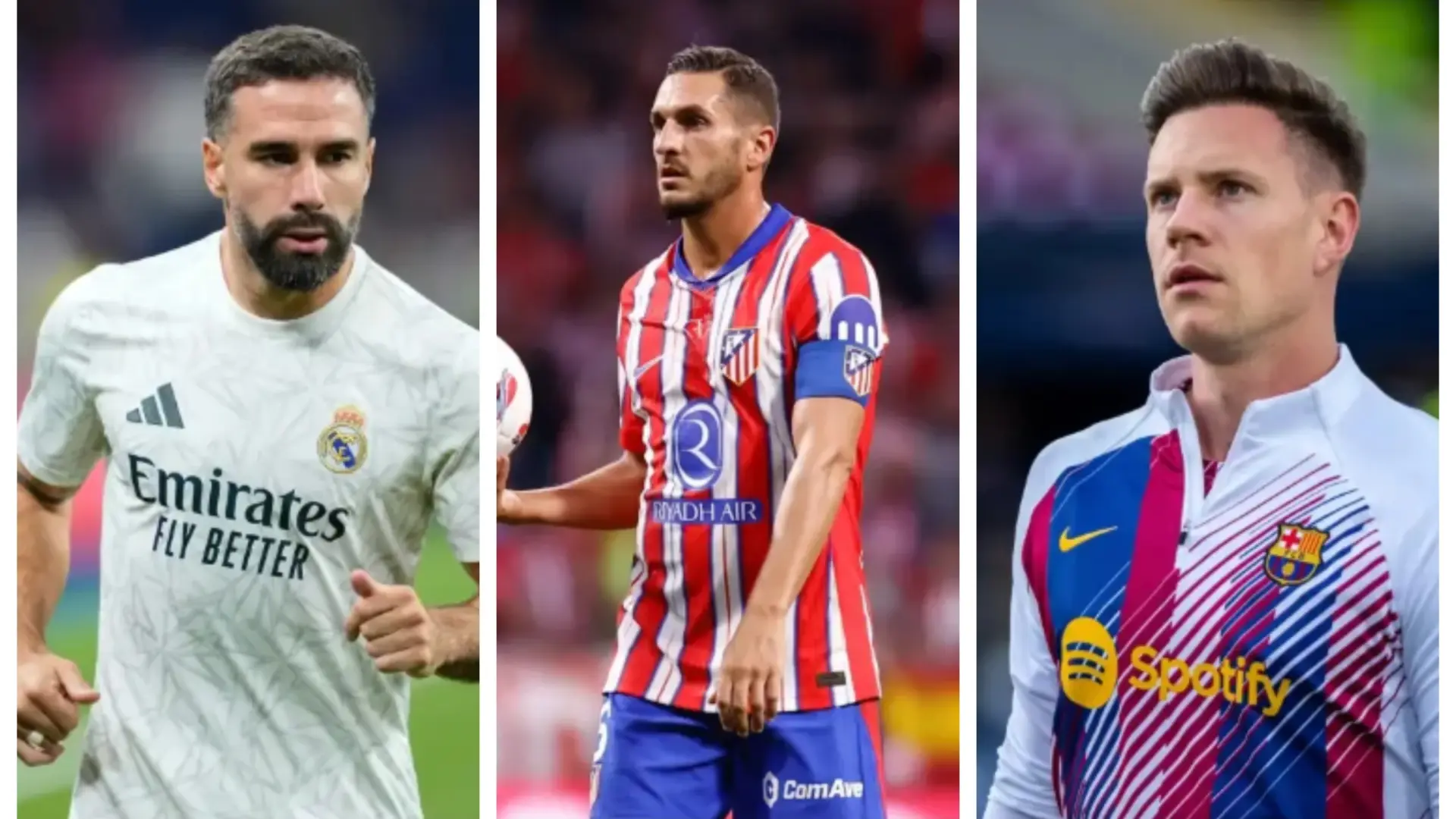 ¿Koke, Carvajal o Ter Stegen? Jugadores de LaLiga con más años en su club