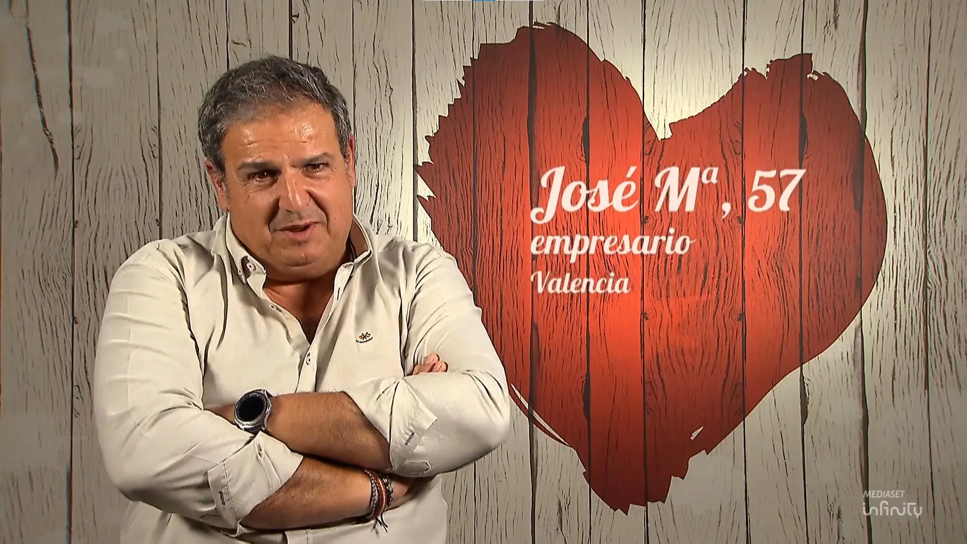 José María, en 'First Dates': "Soy católico, apostólico, romano y, lógicamente, falangista"