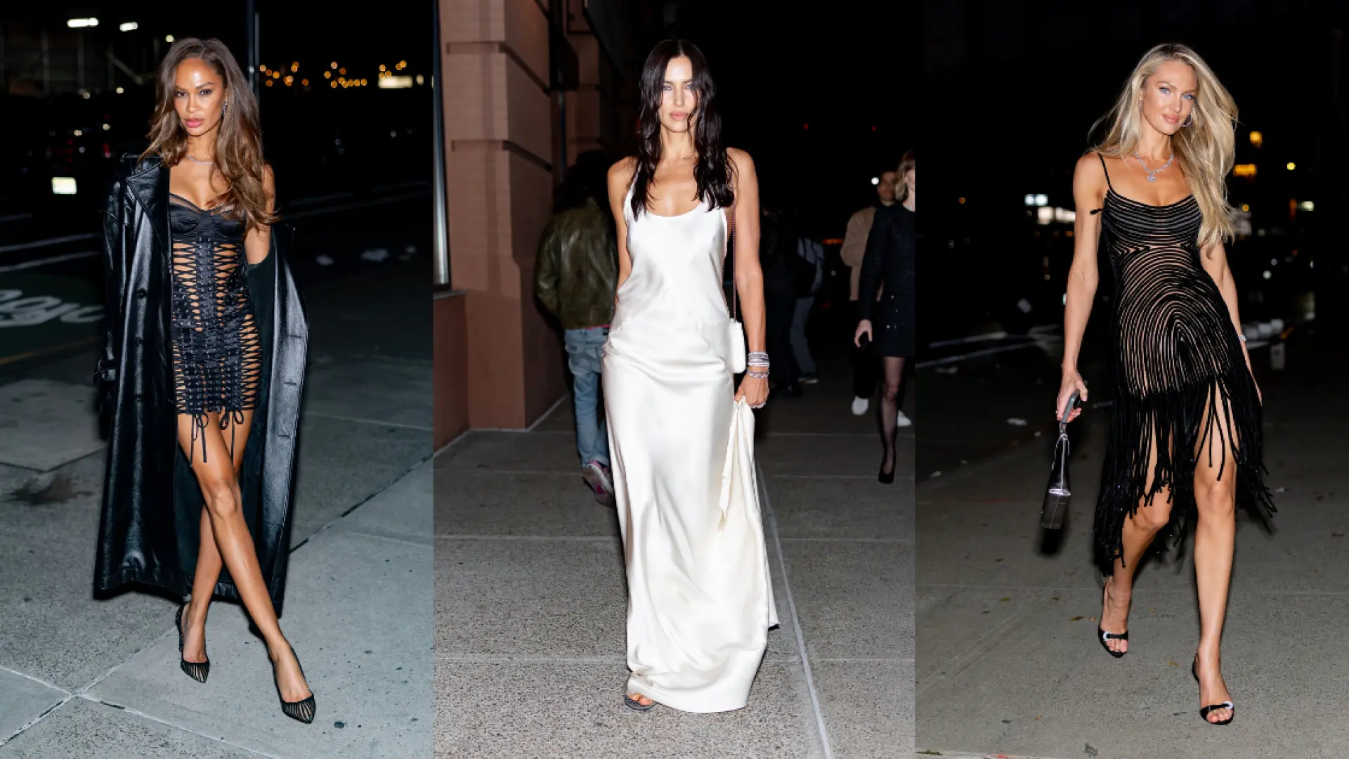 Del vestido lencero de Irina Shayk al sujetador de Imaan Hammam: errores y aciertos en el 'after party' a del desfile de Victoria's Secret