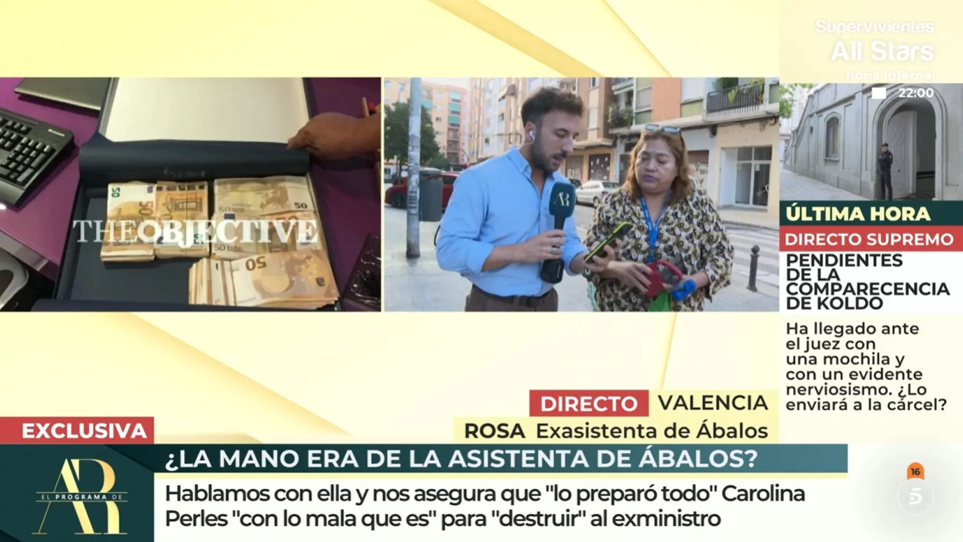 La exasistenta de José Luis Ábalos, contra Carolina Perles: "Es mala, me insultaba, siempre andaba peleando conmigo"