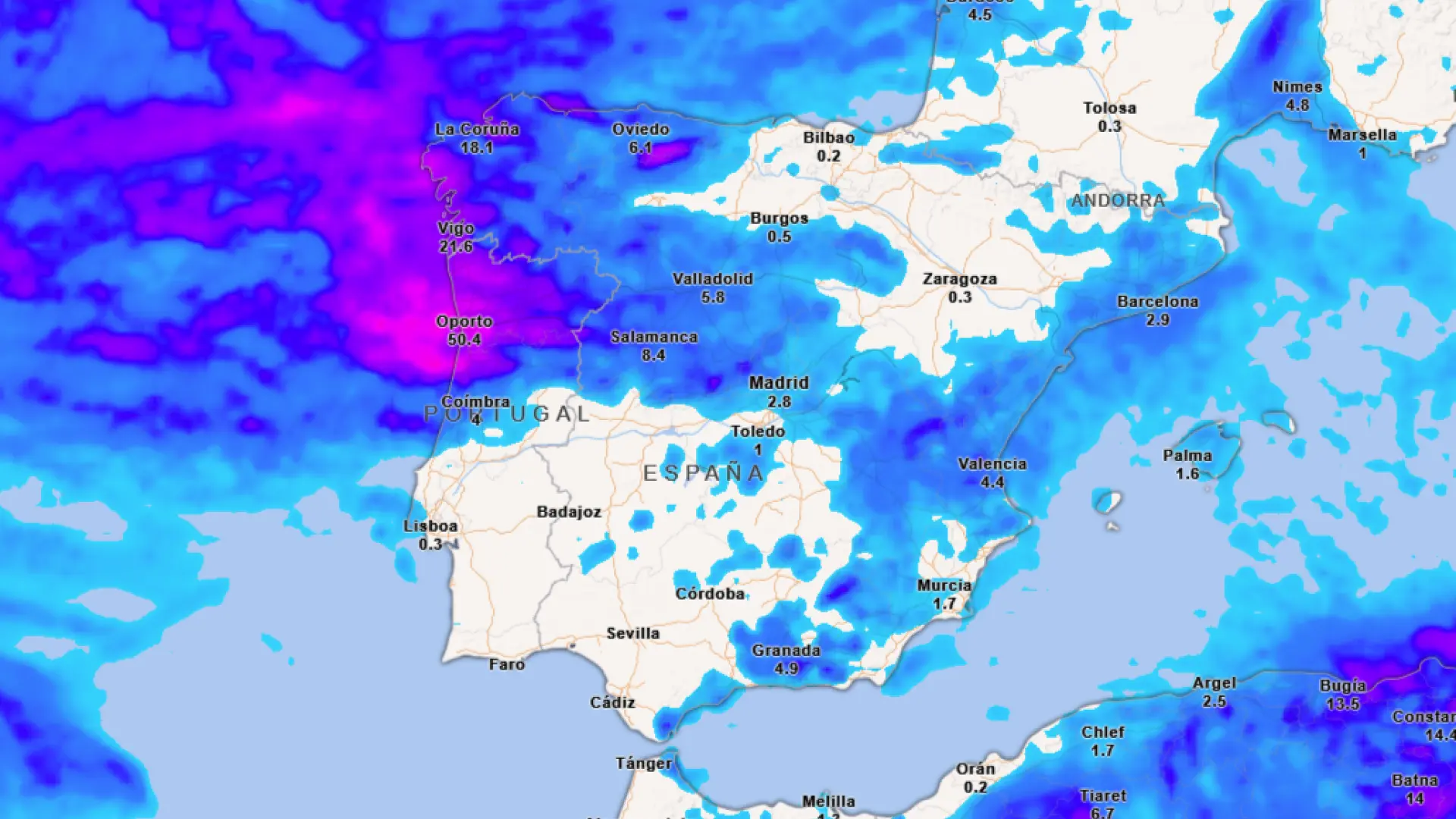 Un chorro polar se aproxima a España con más lluvias: estas serán las zonas más afectadas